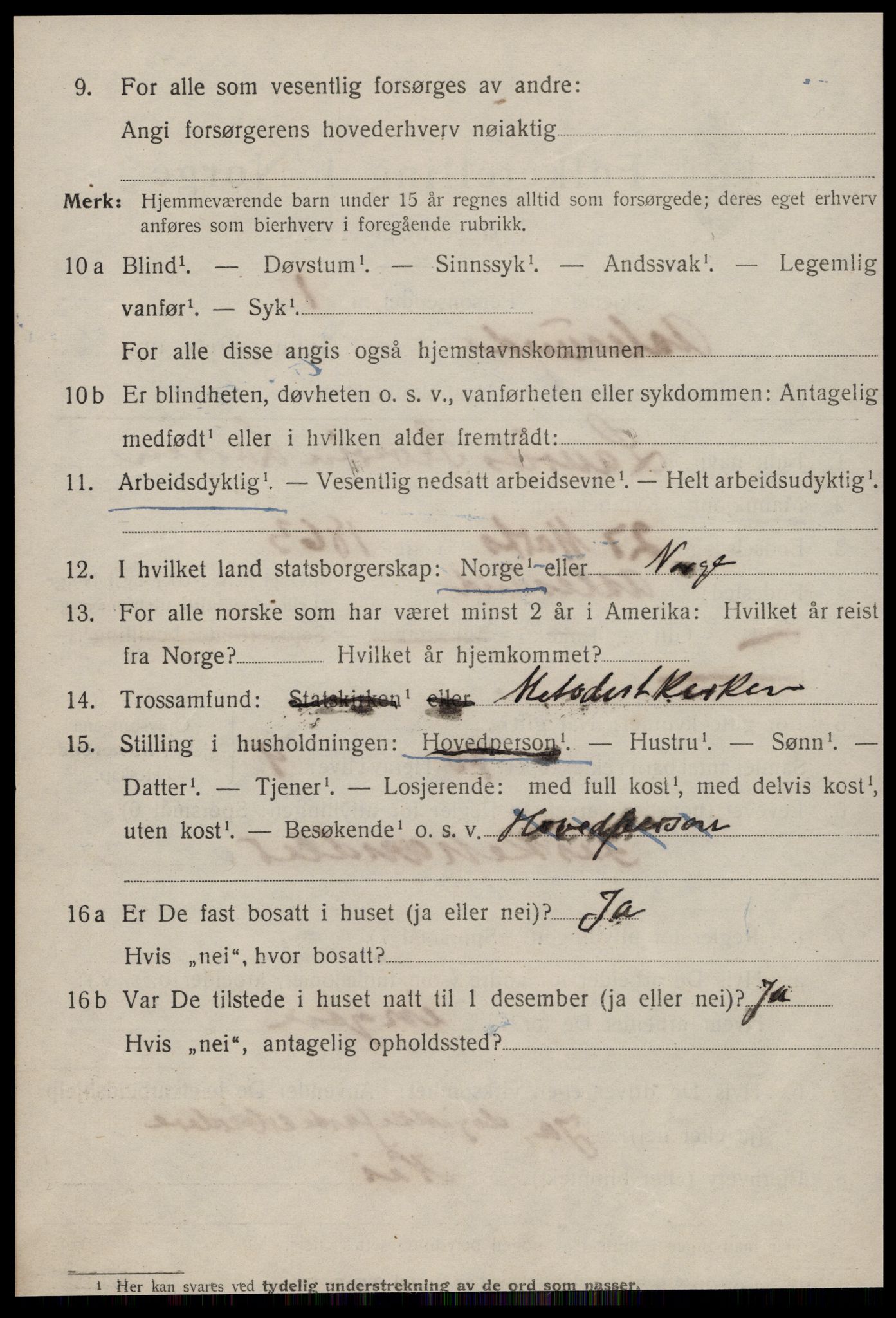 SAT, 1920 census for Ålesund, 1920, p. 24921