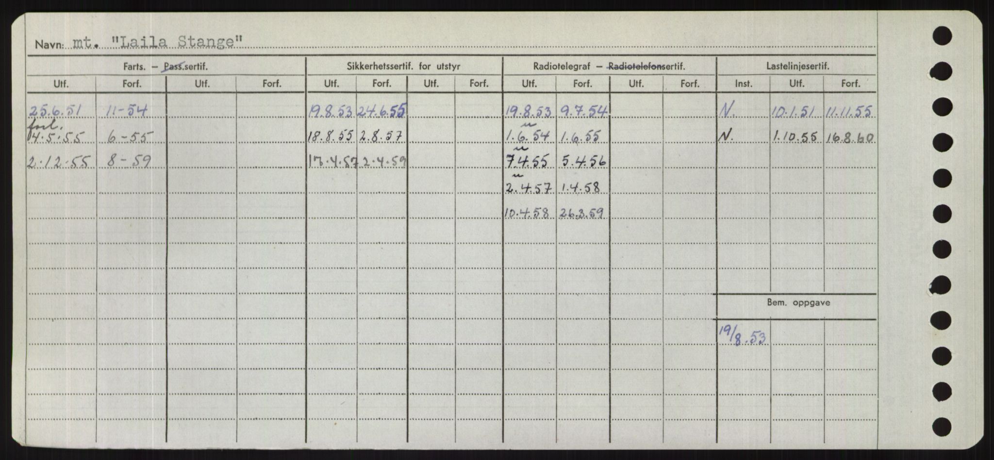 Sjøfartsdirektoratet med forløpere, Skipsmålingen, RA/S-1627/H/Hd/L0022: Fartøy, L-Lia, p. 82