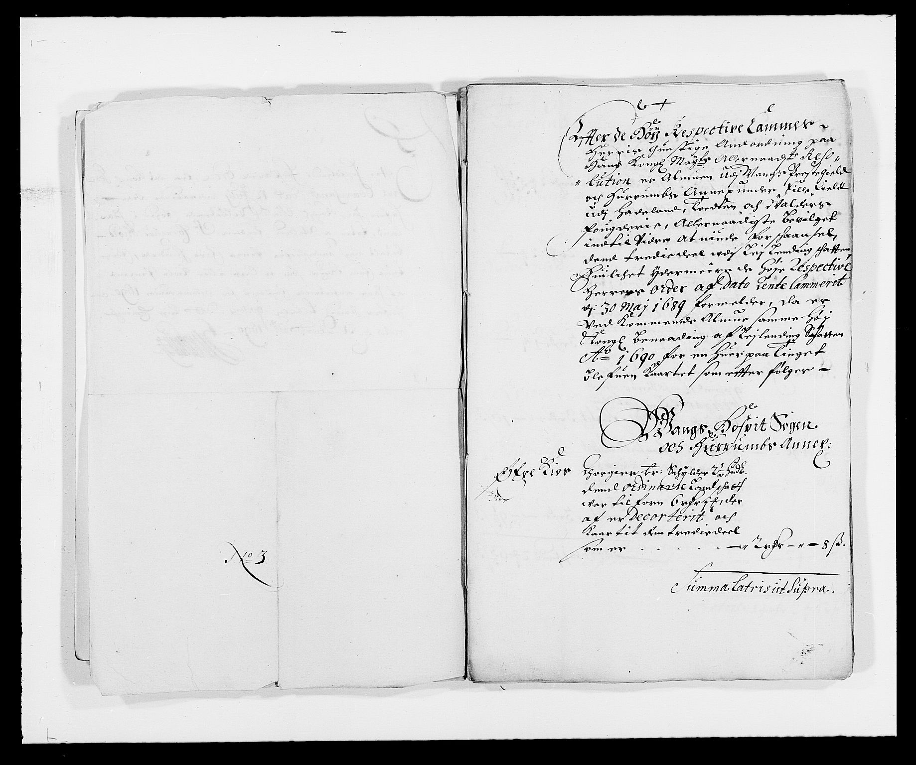 Rentekammeret inntil 1814, Reviderte regnskaper, Fogderegnskap, AV/RA-EA-4092/R18/L1289: Fogderegnskap Hadeland, Toten og Valdres, 1690, p. 263