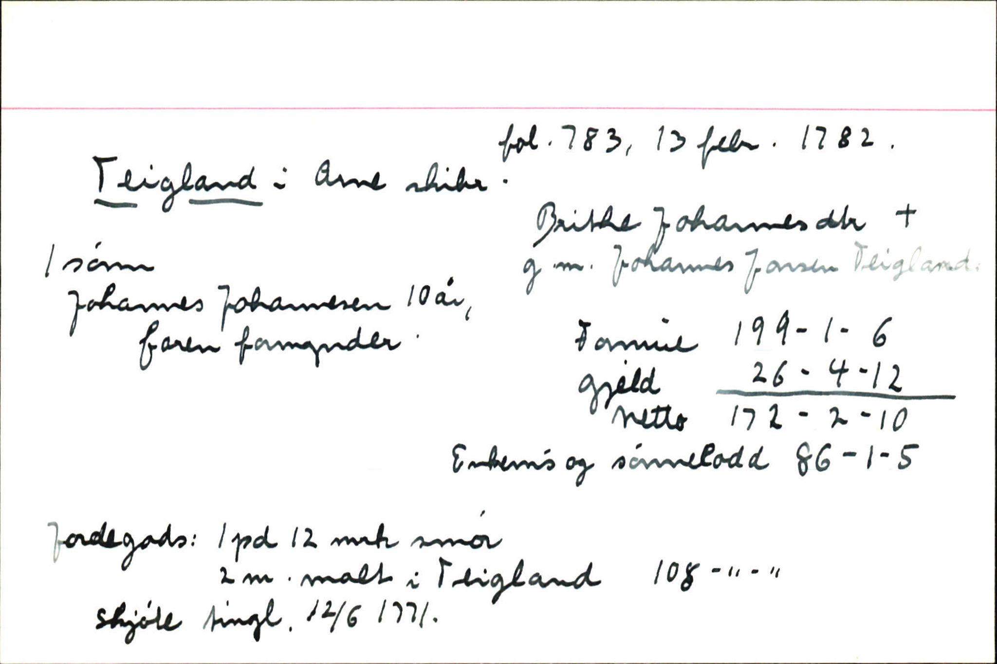 Skiftekort ved Statsarkivet i Bergen, SAB/SKIFTEKORT/001/L0003: Skifteprotokoll nr. 6, 1776-1783, p. 305