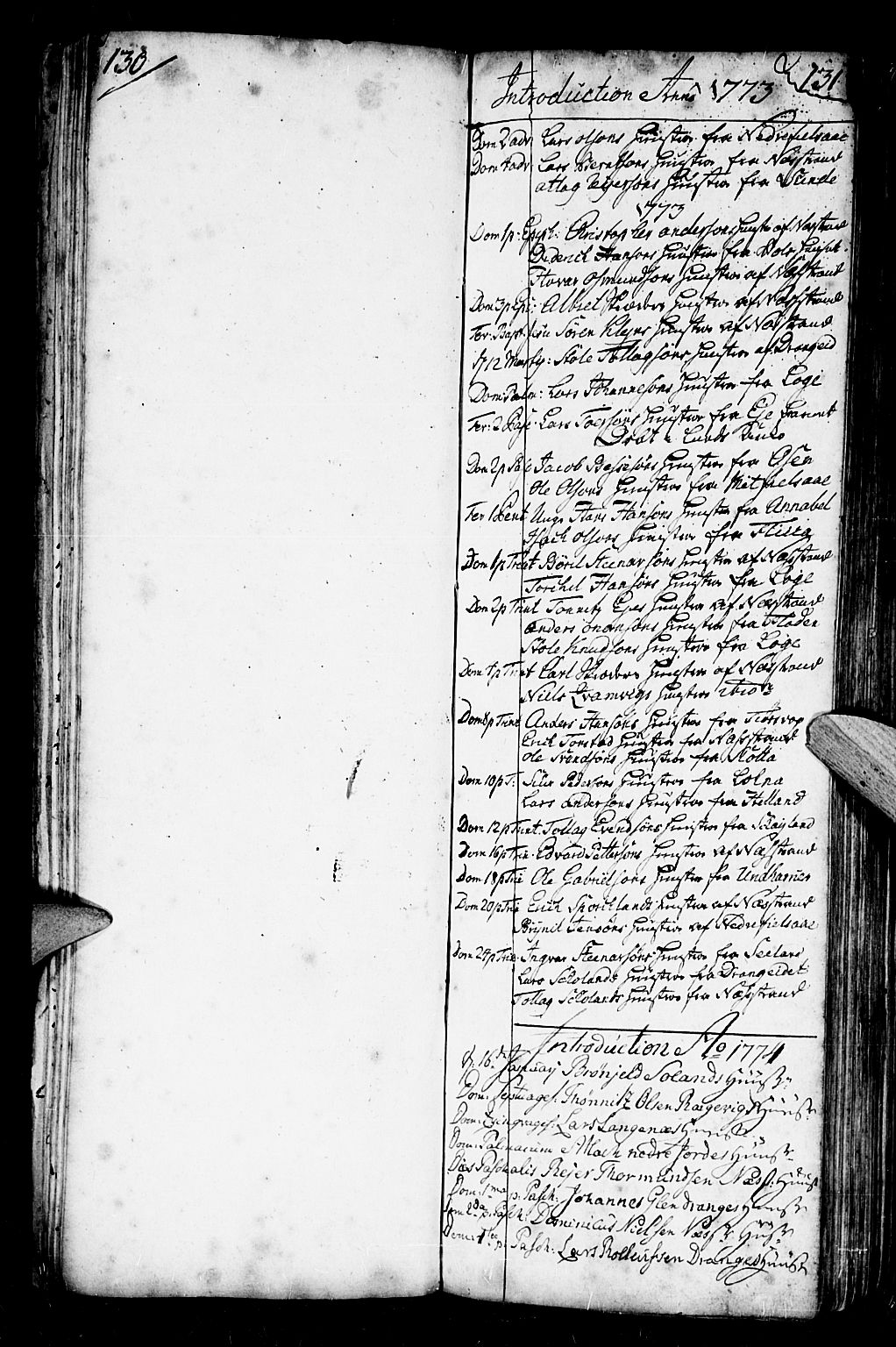 Flekkefjord sokneprestkontor, SAK/1111-0012/F/Fb/Fbc/L0001: Parish register (copy) no. B 1, 1773-1801, p. 168-169