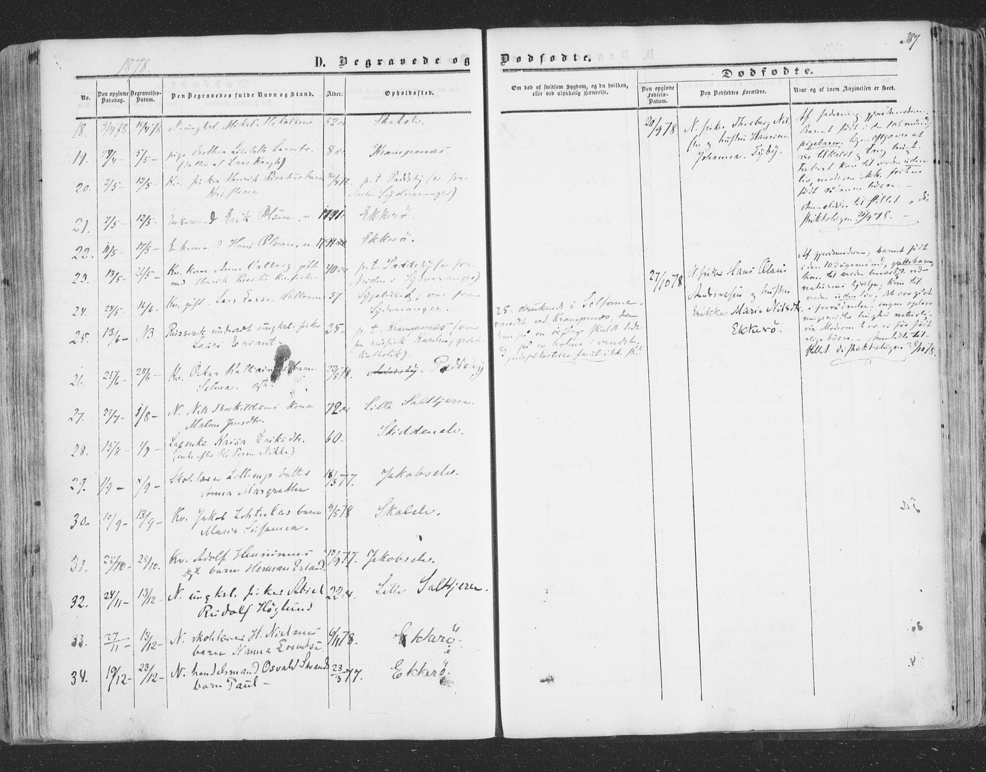 Vadsø sokneprestkontor, AV/SATØ-S-1325/H/Ha/L0004kirke: Parish register (official) no. 4, 1854-1880, p. 387