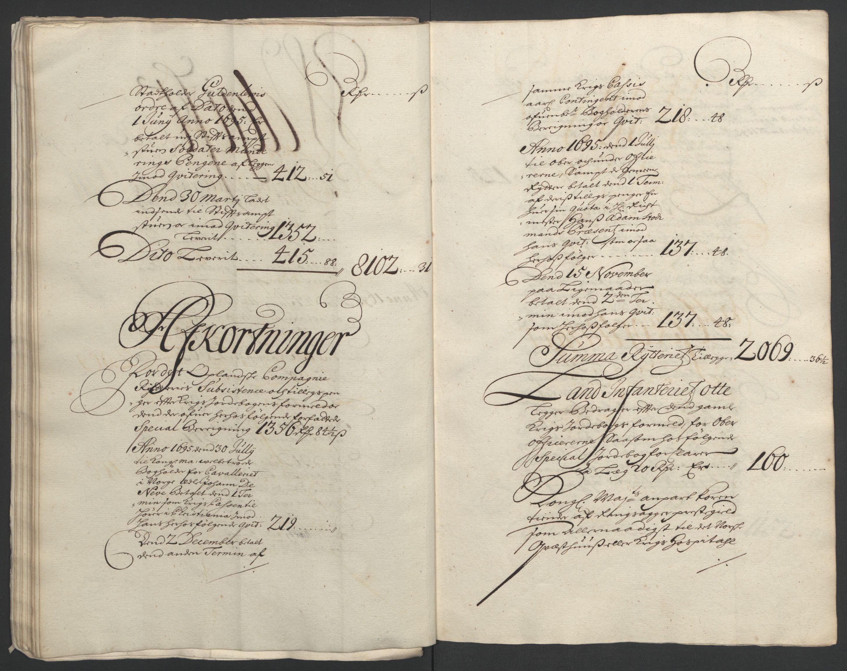 Rentekammeret inntil 1814, Reviderte regnskaper, Fogderegnskap, AV/RA-EA-4092/R16/L1036: Fogderegnskap Hedmark, 1695-1696, p. 24