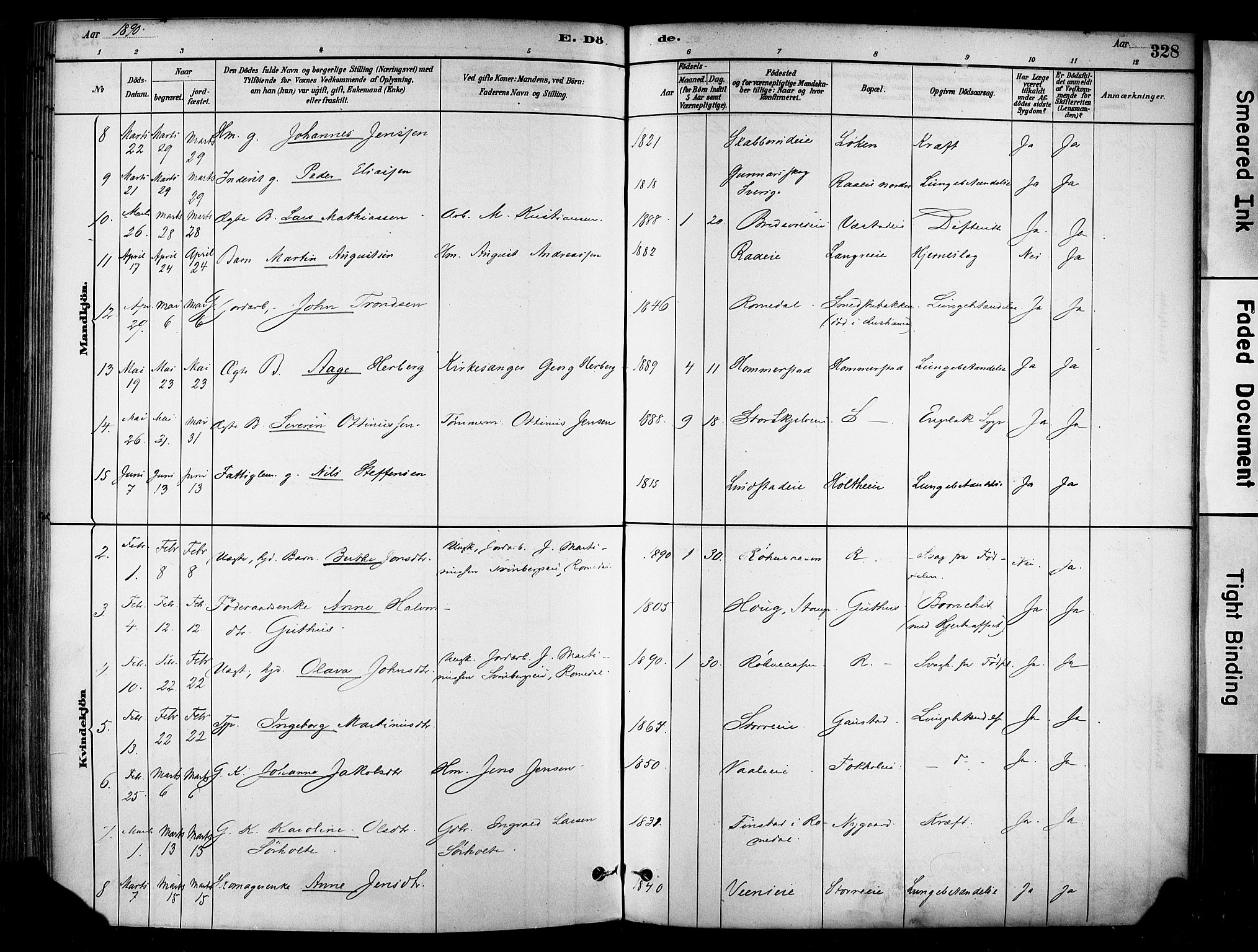 Stange prestekontor, AV/SAH-PREST-002/K/L0017: Parish register (official) no. 17, 1880-1893, p. 328