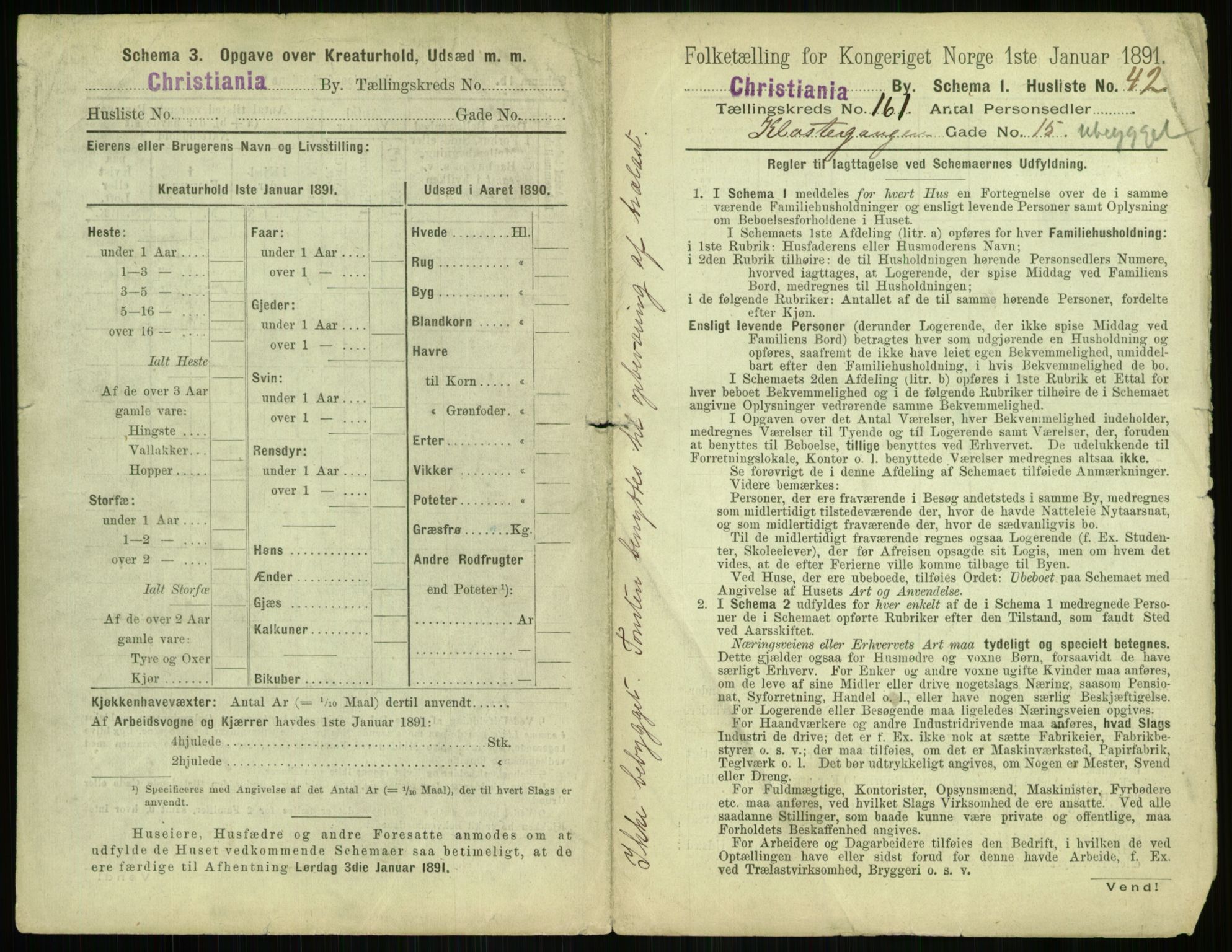 RA, 1891 census for 0301 Kristiania, 1891, p. 91416