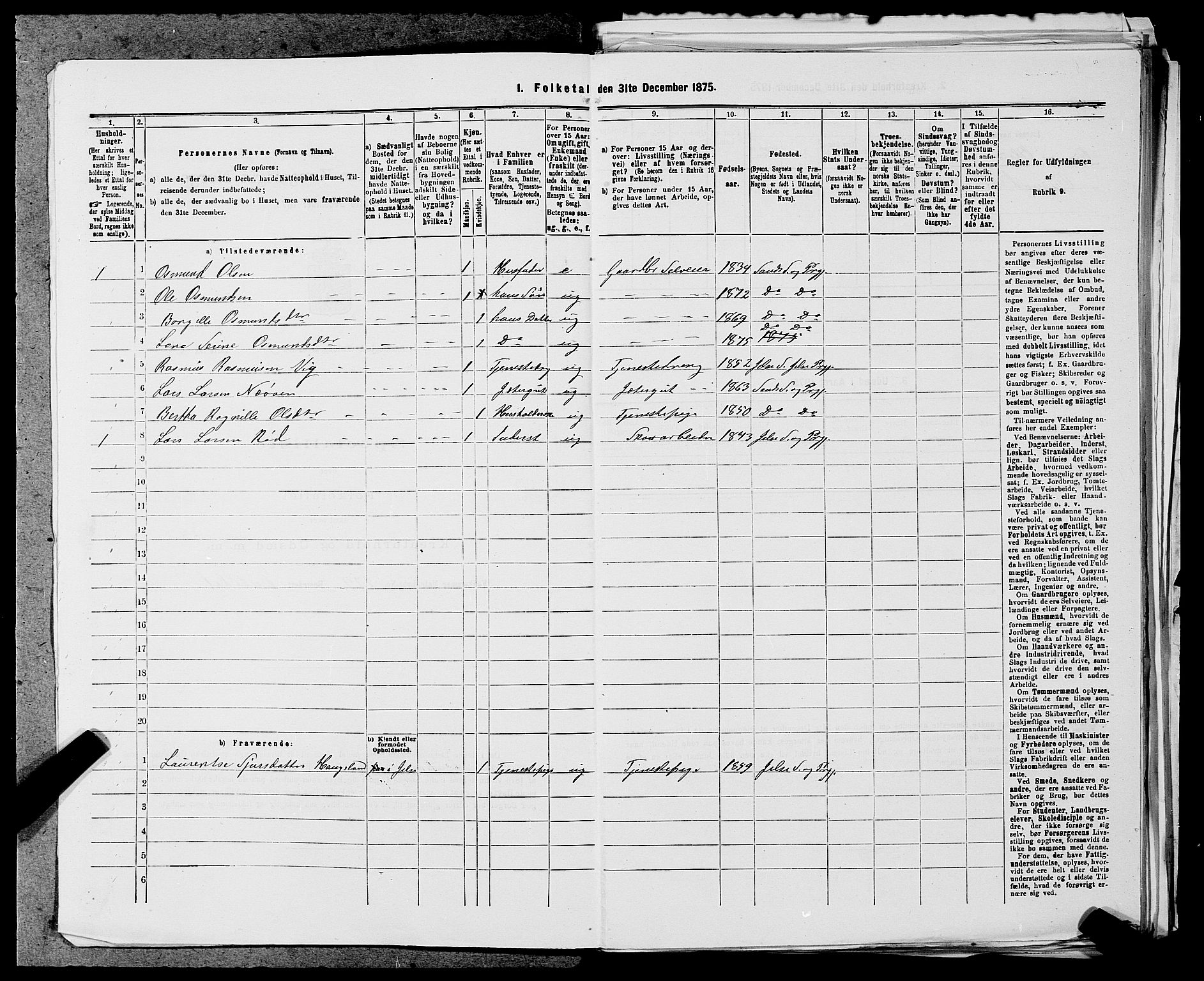 SAST, 1875 census for 1136P Sand, 1875, p. 659