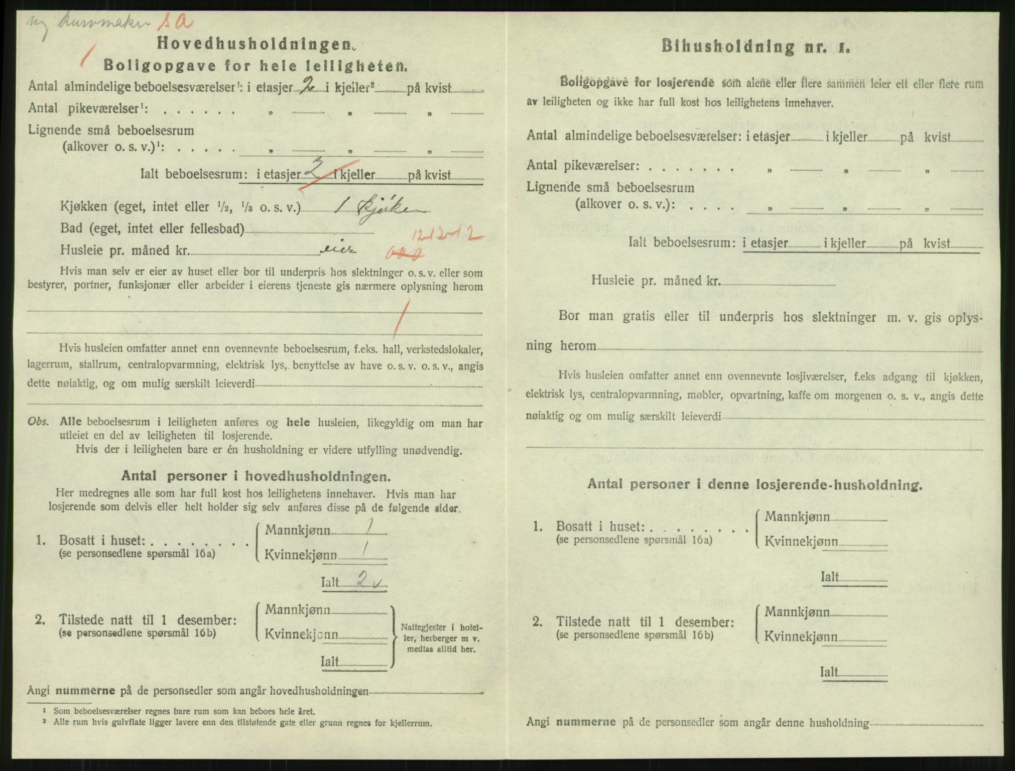 SAT, 1920 census for Namsos, 1920, p. 1500