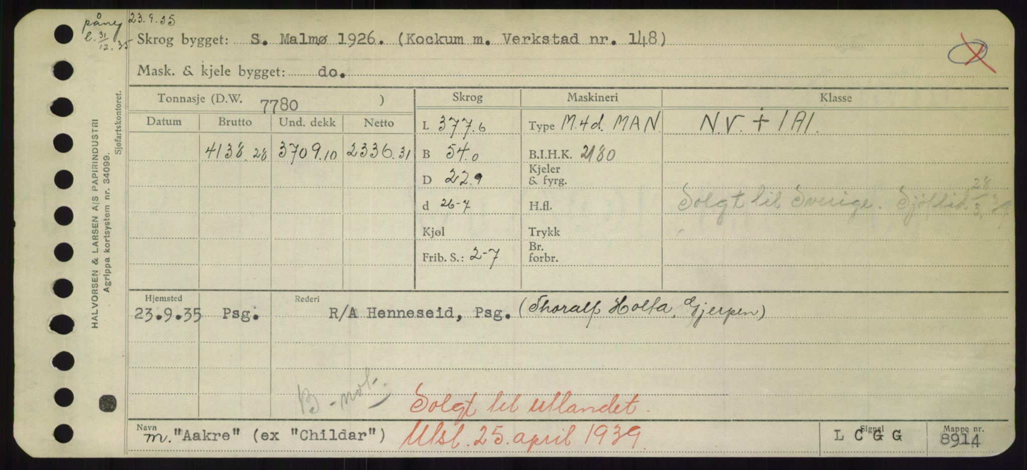 Sjøfartsdirektoratet med forløpere, Skipsmålingen, RA/S-1627/H/Hd/L0041: Fartøy, Vi-Ås, p. 643