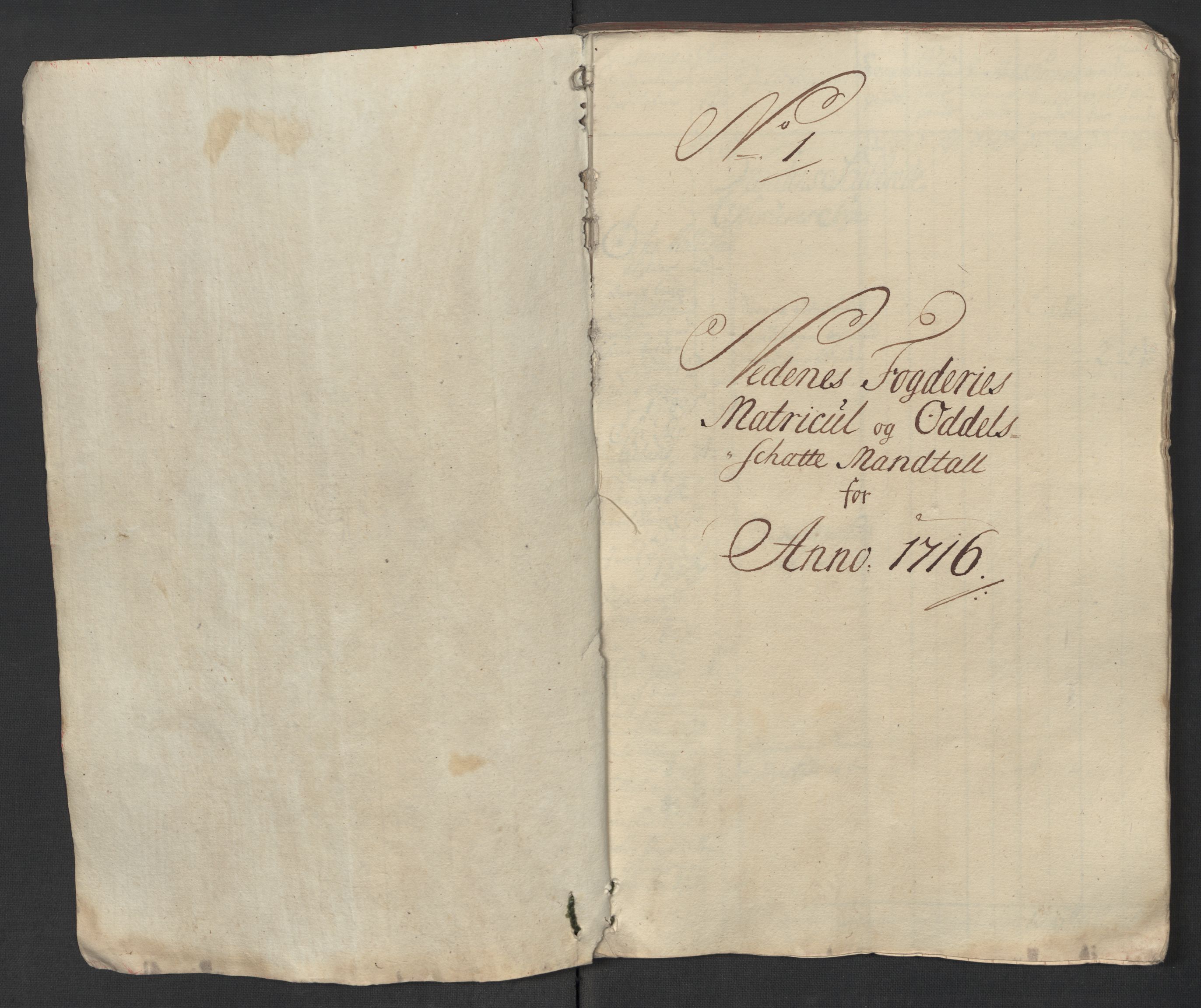 Rentekammeret inntil 1814, Reviderte regnskaper, Fogderegnskap, RA/EA-4092/R39/L2325: Fogderegnskap Nedenes, 1716, p. 23