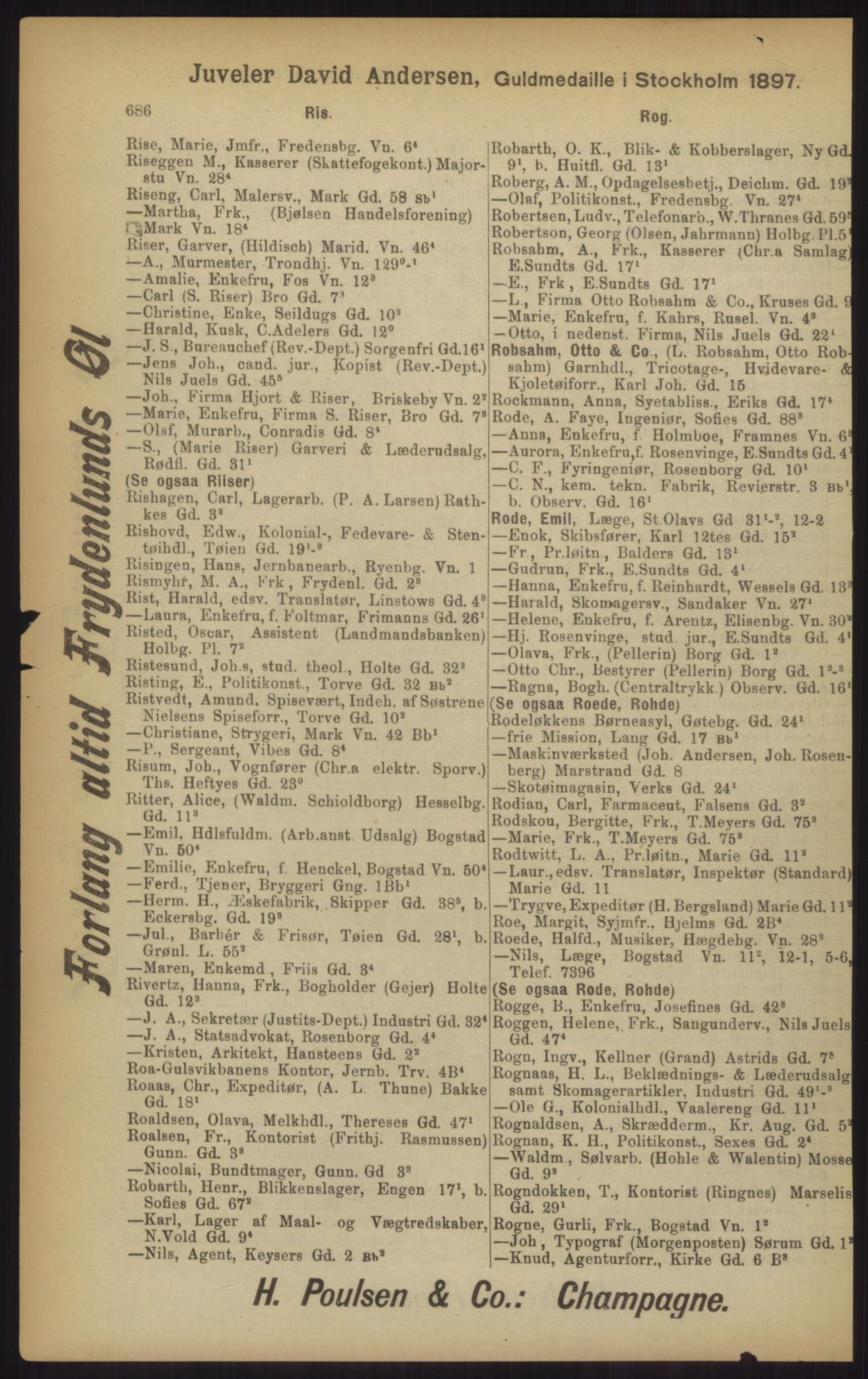 Kristiania/Oslo adressebok, PUBL/-, 1902, p. 686