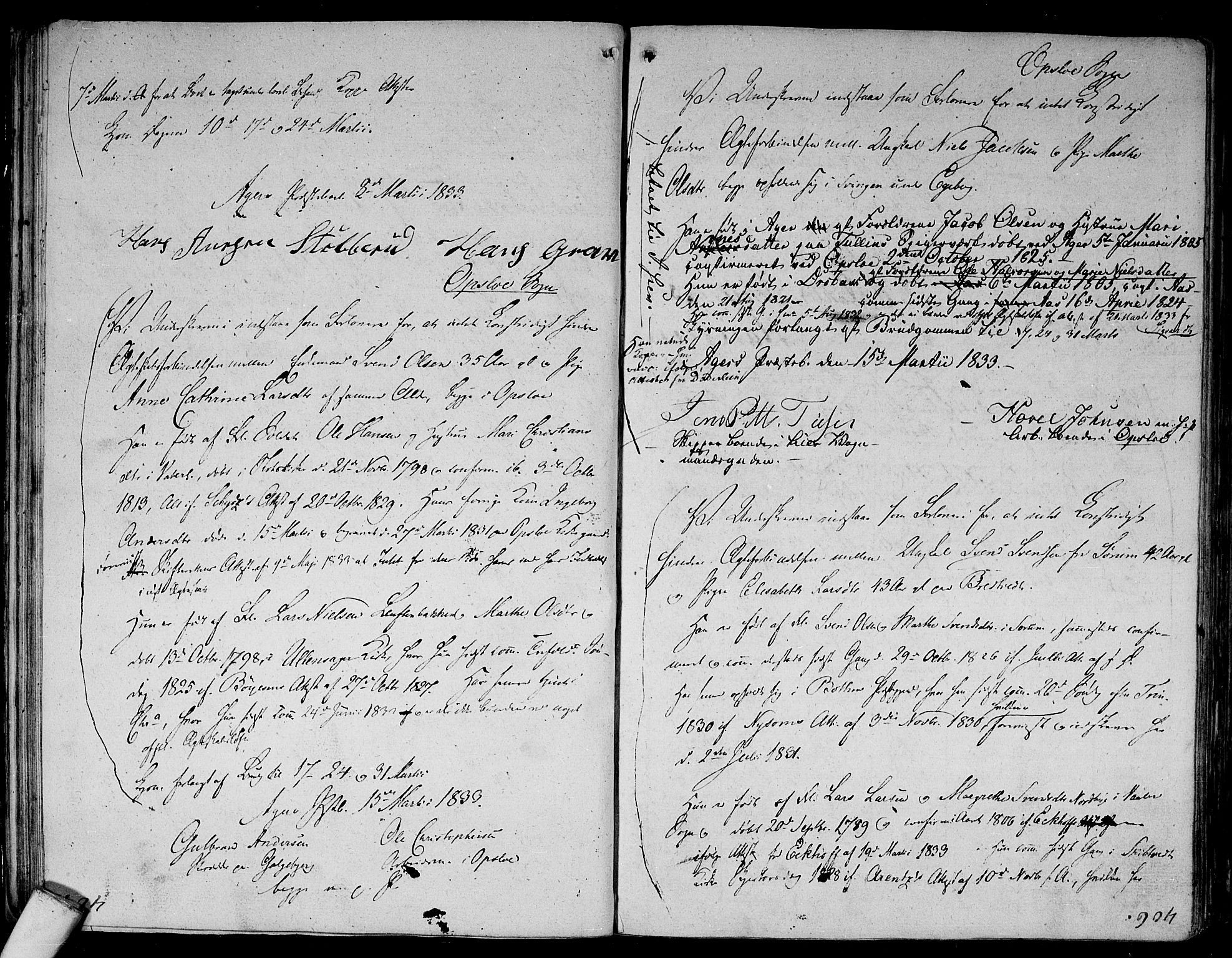 Aker prestekontor kirkebøker, AV/SAO-A-10861/F/L0014b: Parish register (official) no. 14B, 1820-1834