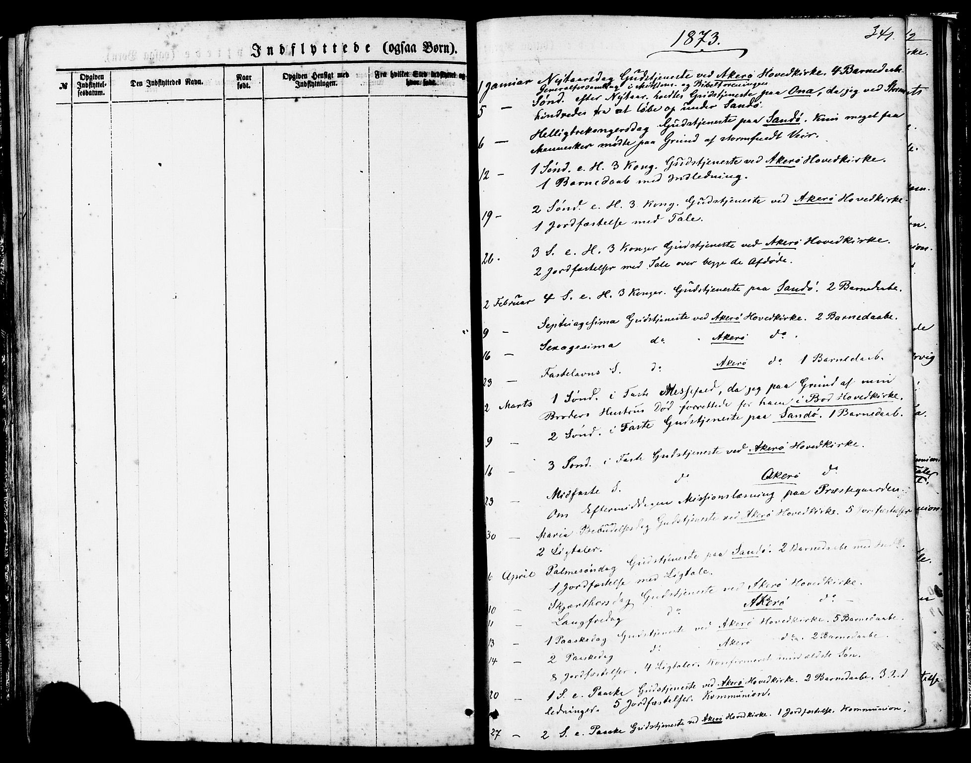 Ministerialprotokoller, klokkerbøker og fødselsregistre - Møre og Romsdal, SAT/A-1454/560/L0720: Parish register (official) no. 560A04, 1873-1878, p. 341