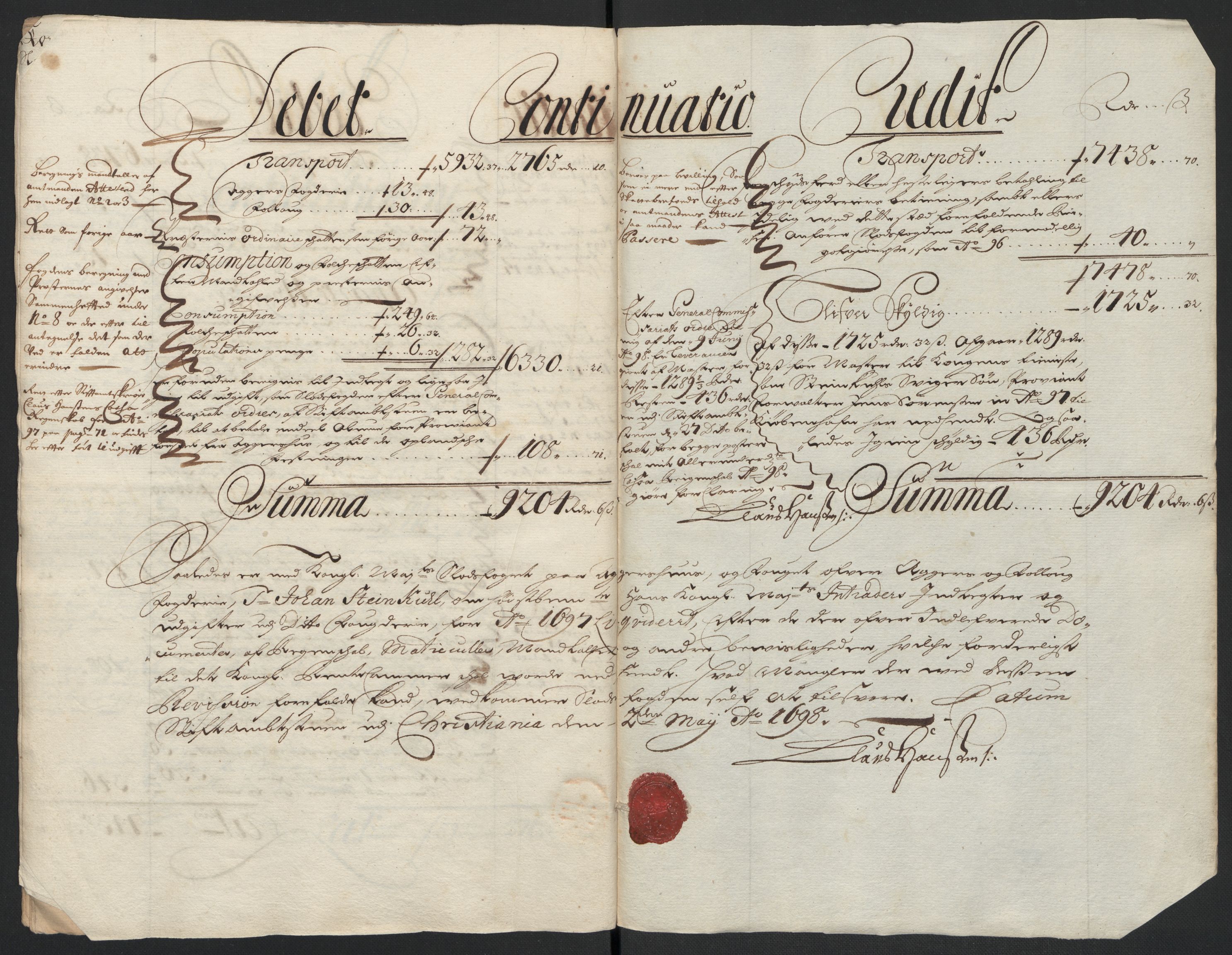 Rentekammeret inntil 1814, Reviderte regnskaper, Fogderegnskap, RA/EA-4092/R10/L0440: Fogderegnskap Aker og Follo, 1696-1697, p. 261