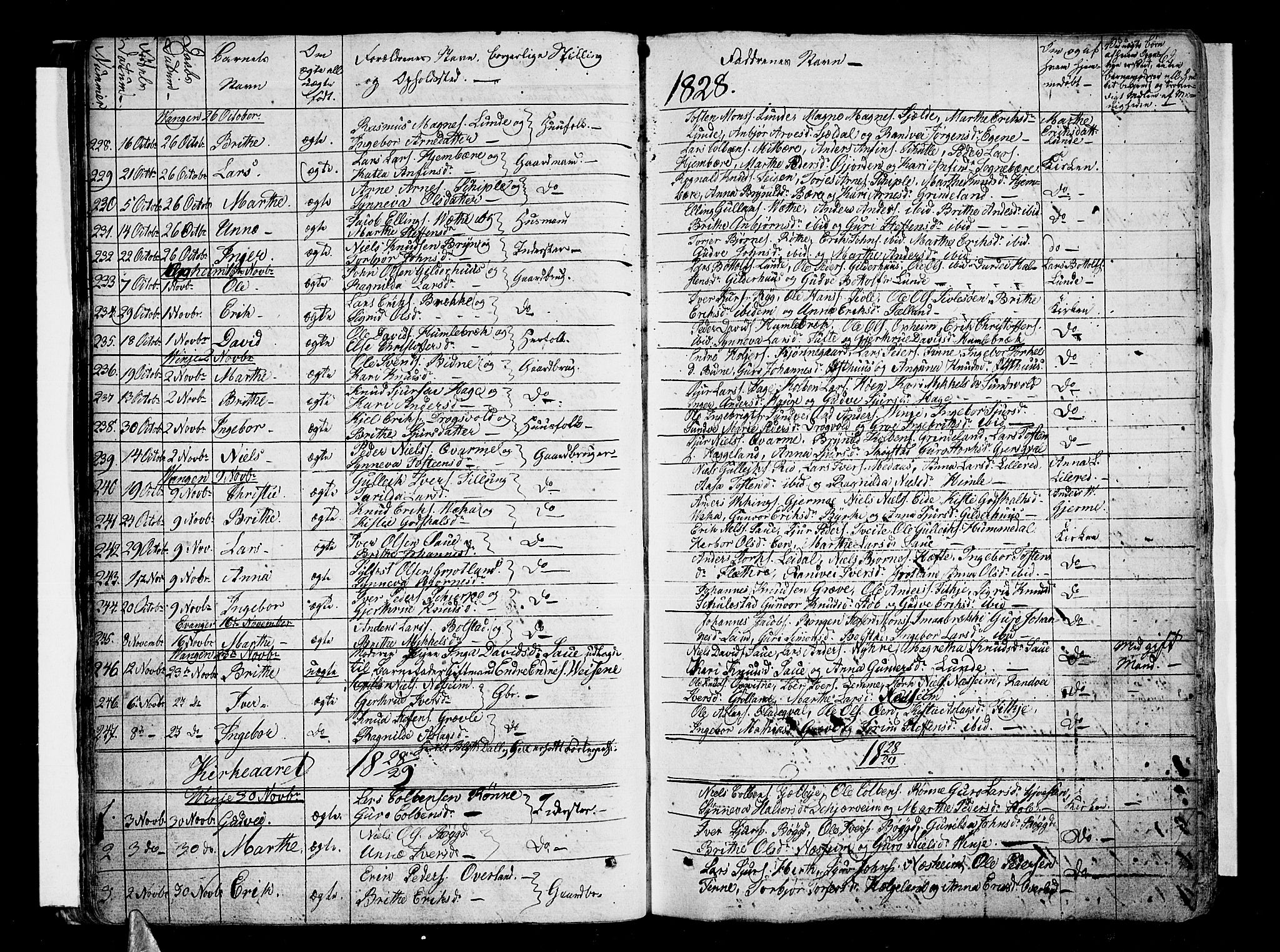 Voss sokneprestembete, SAB/A-79001/H/Haa: Parish register (official) no. A 12, 1823-1837, p. 62