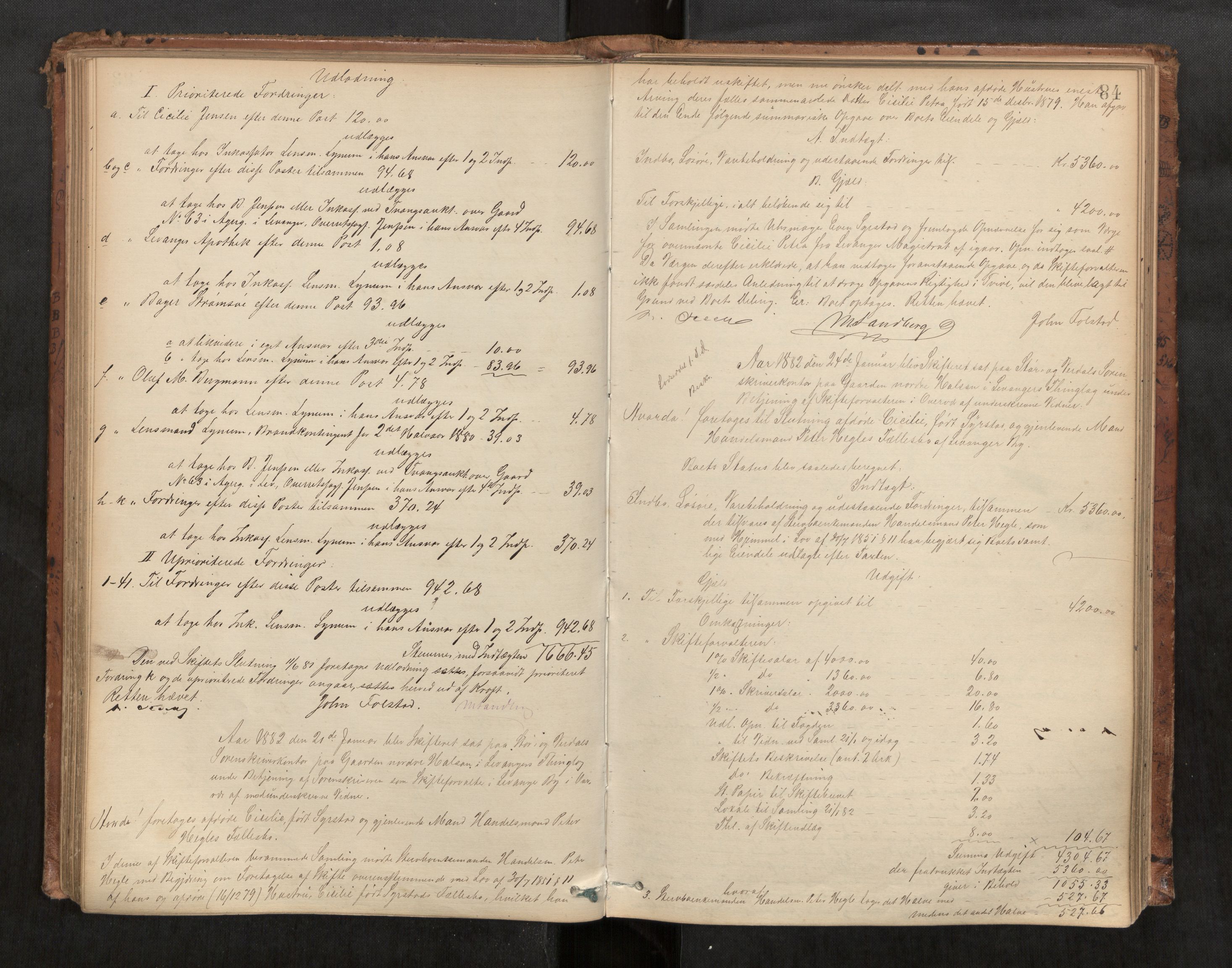 Stjør- og Verdal sorenskriveri, AV/SAT-A-4167/1/3/3A/L0061: Skifteprotokoll for Levanger, 1871-1900, p. 84