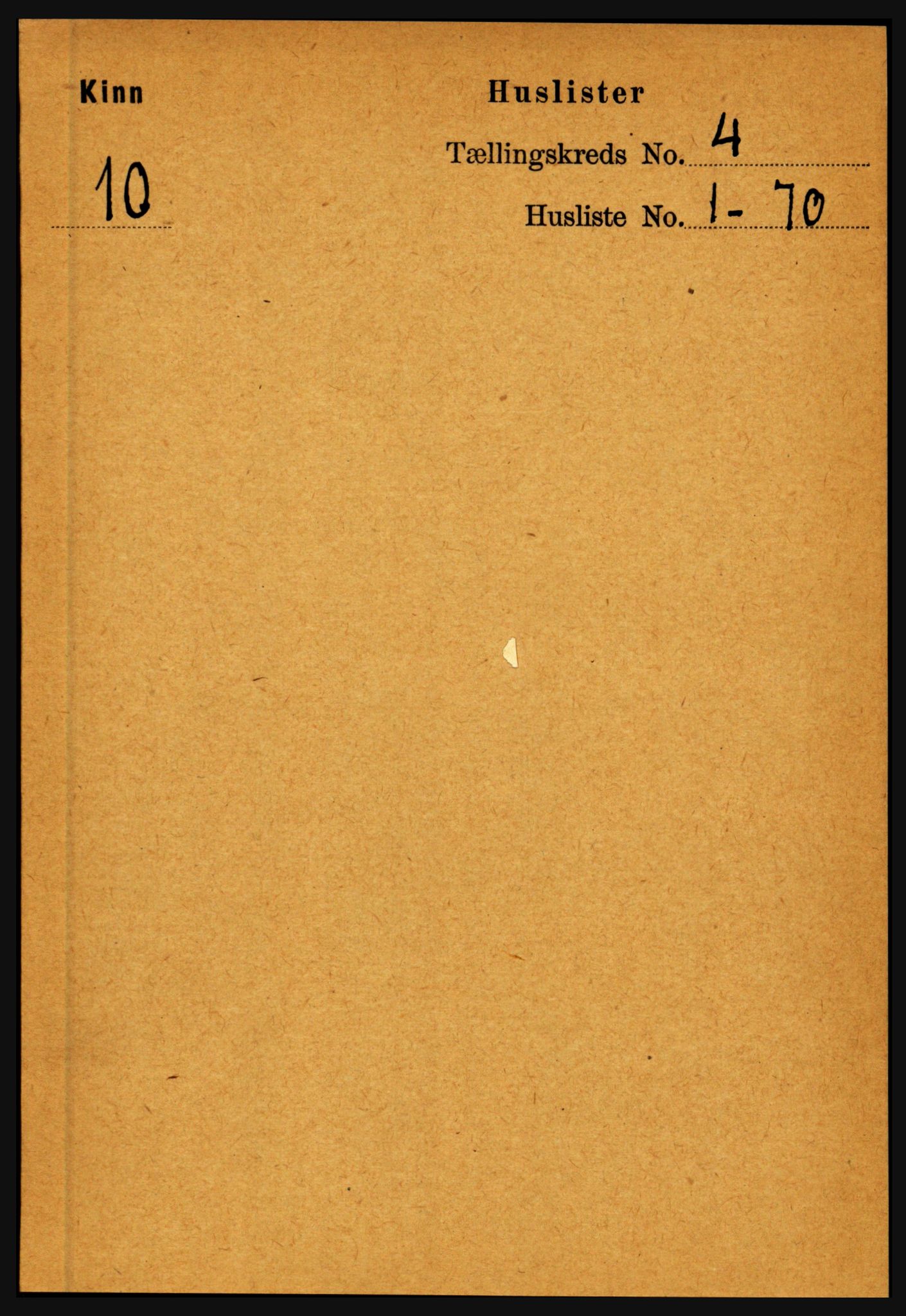 RA, 1891 census for 1437 Kinn, 1891, p. 1255