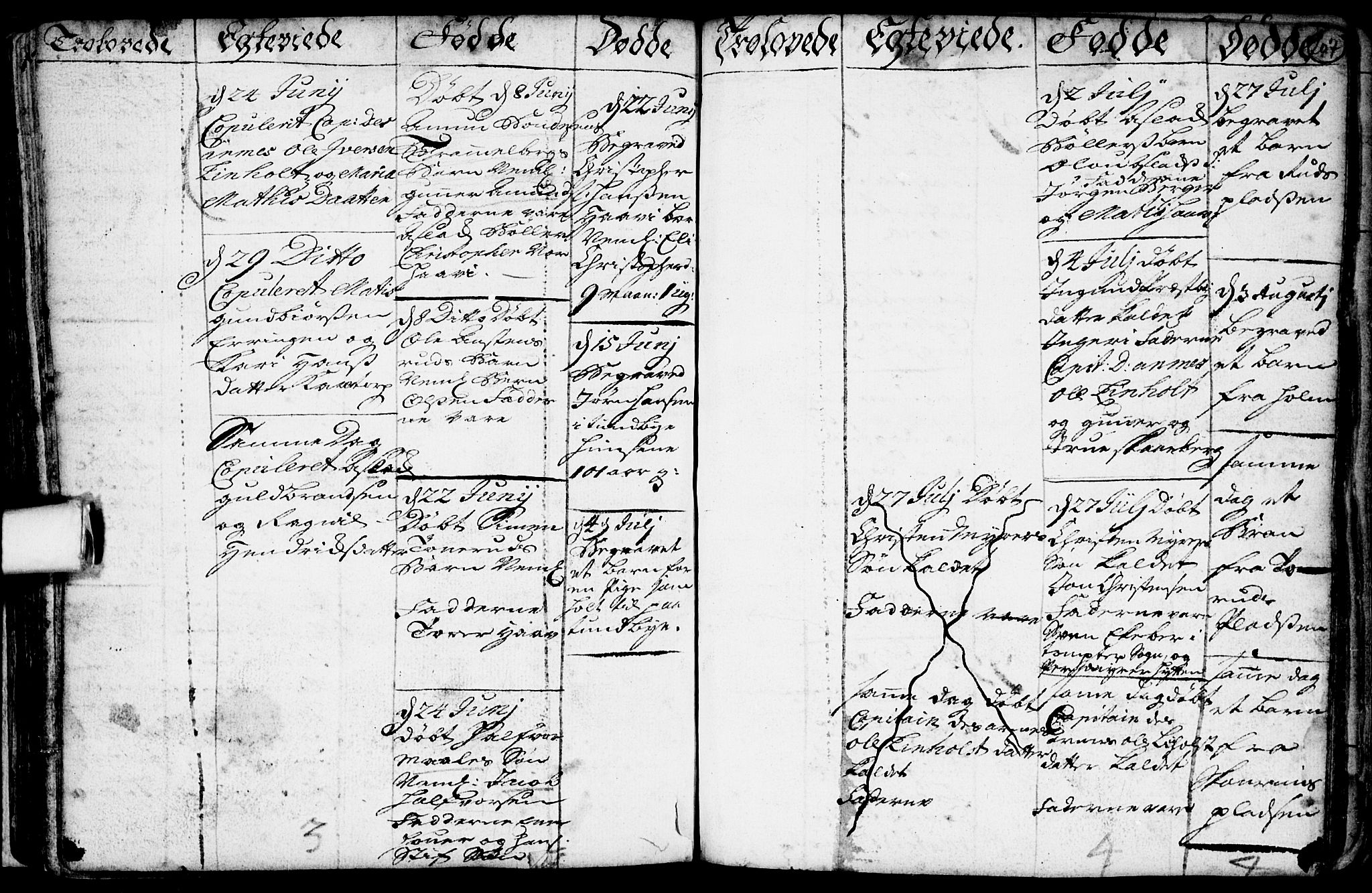 Spydeberg prestekontor Kirkebøker, AV/SAO-A-10924/F/Fa/L0001: Parish register (official) no. I 1, 1696-1738, p. 207