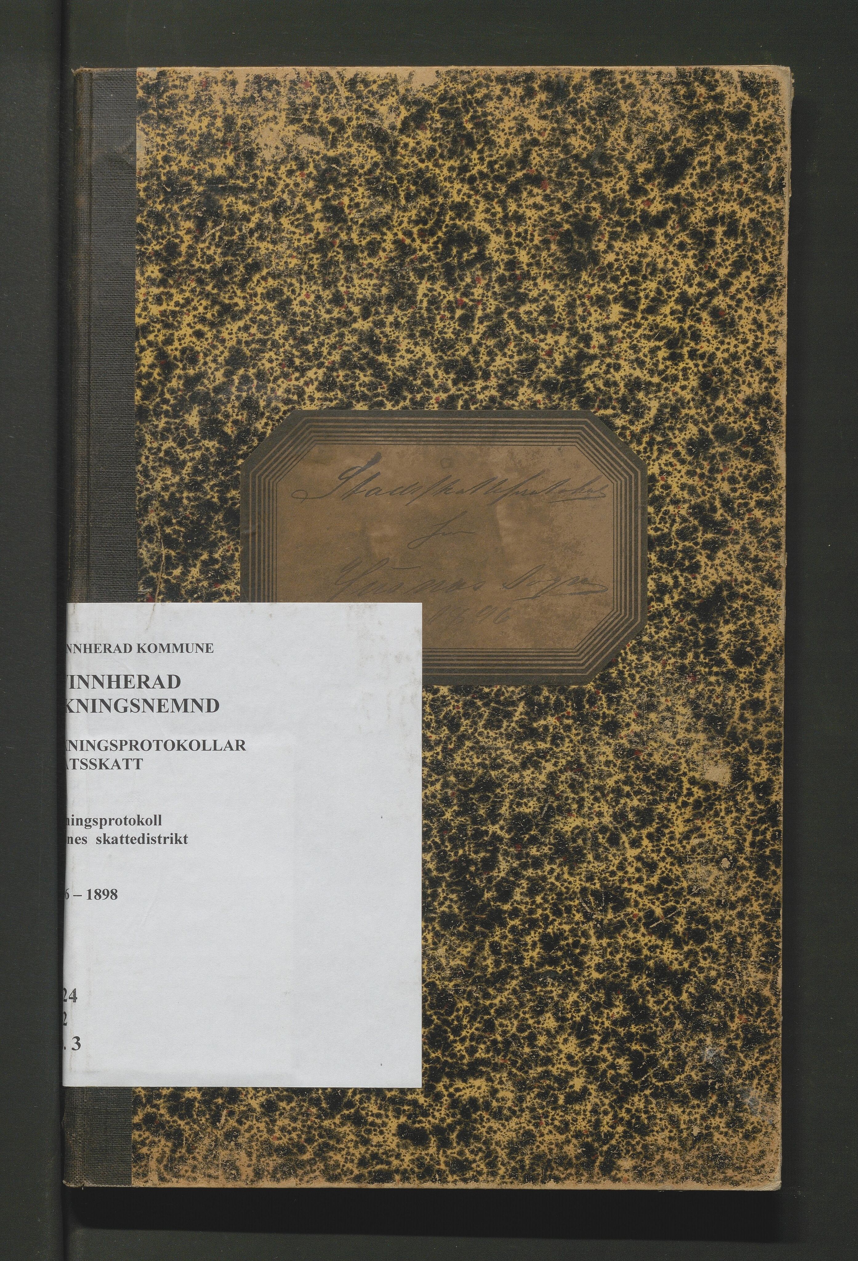 Kvinnherad kommune. Likningsnemnda , IKAH/1224-142/F/Fb/L0003: Likningsprotokoll. Statsskatt Husnes skattedistrikt , 1896-1898