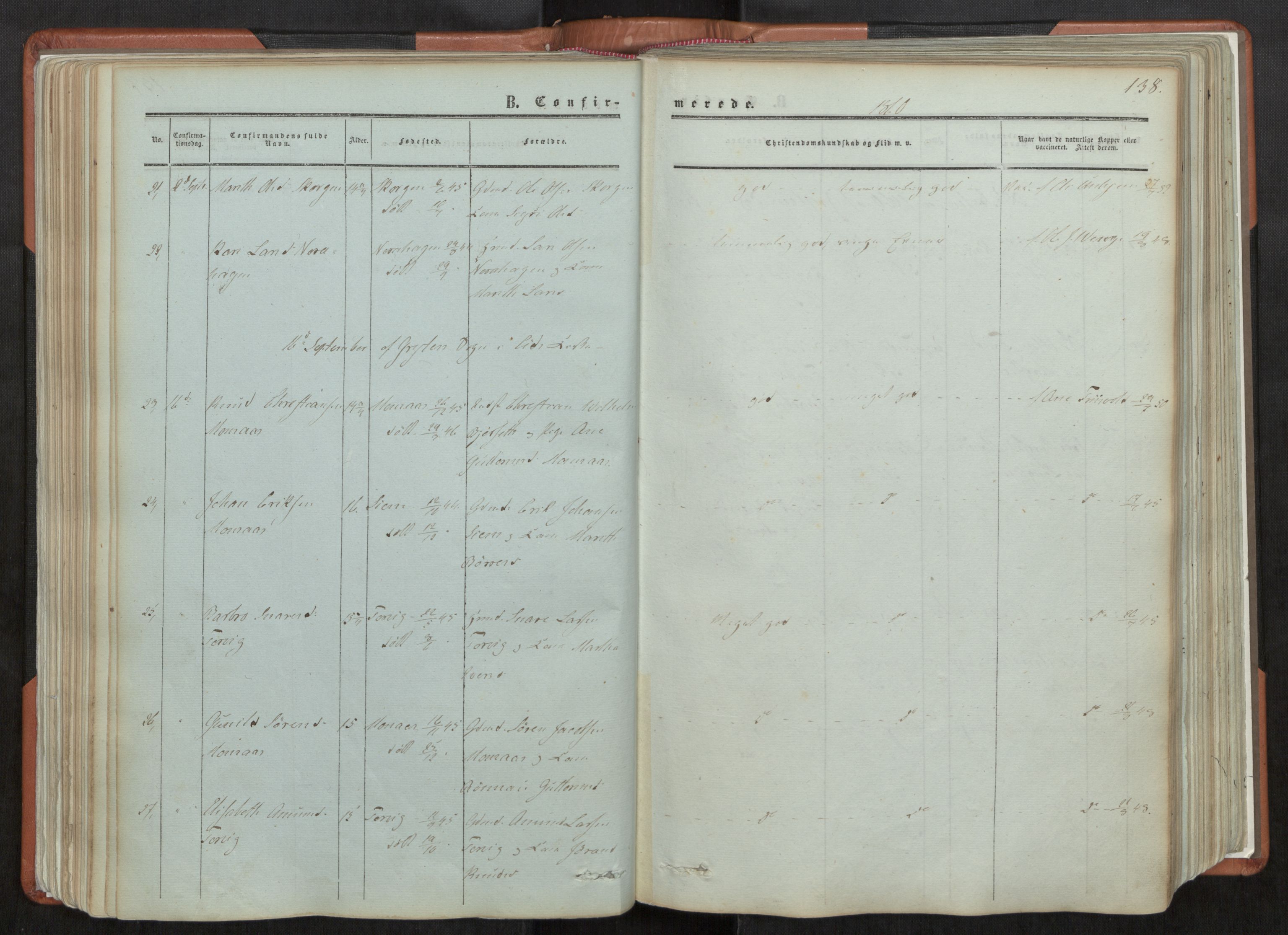 Ministerialprotokoller, klokkerbøker og fødselsregistre - Møre og Romsdal, AV/SAT-A-1454/544/L0572: Parish register (official) no. 544A05, 1854-1886, p. 138