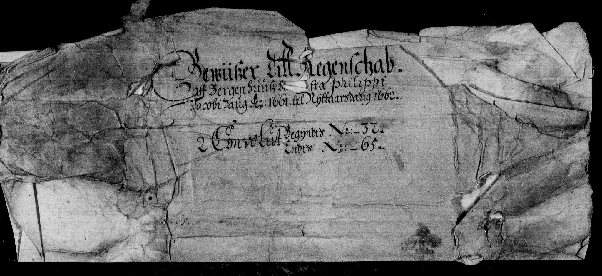 Rentekammeret inntil 1814, Reviderte regnskaper, Stiftamtstueregnskaper, Bergen stiftamt, RA/EA-6043/R/Rc/L0004: Bergen stiftamt, 1661-1662