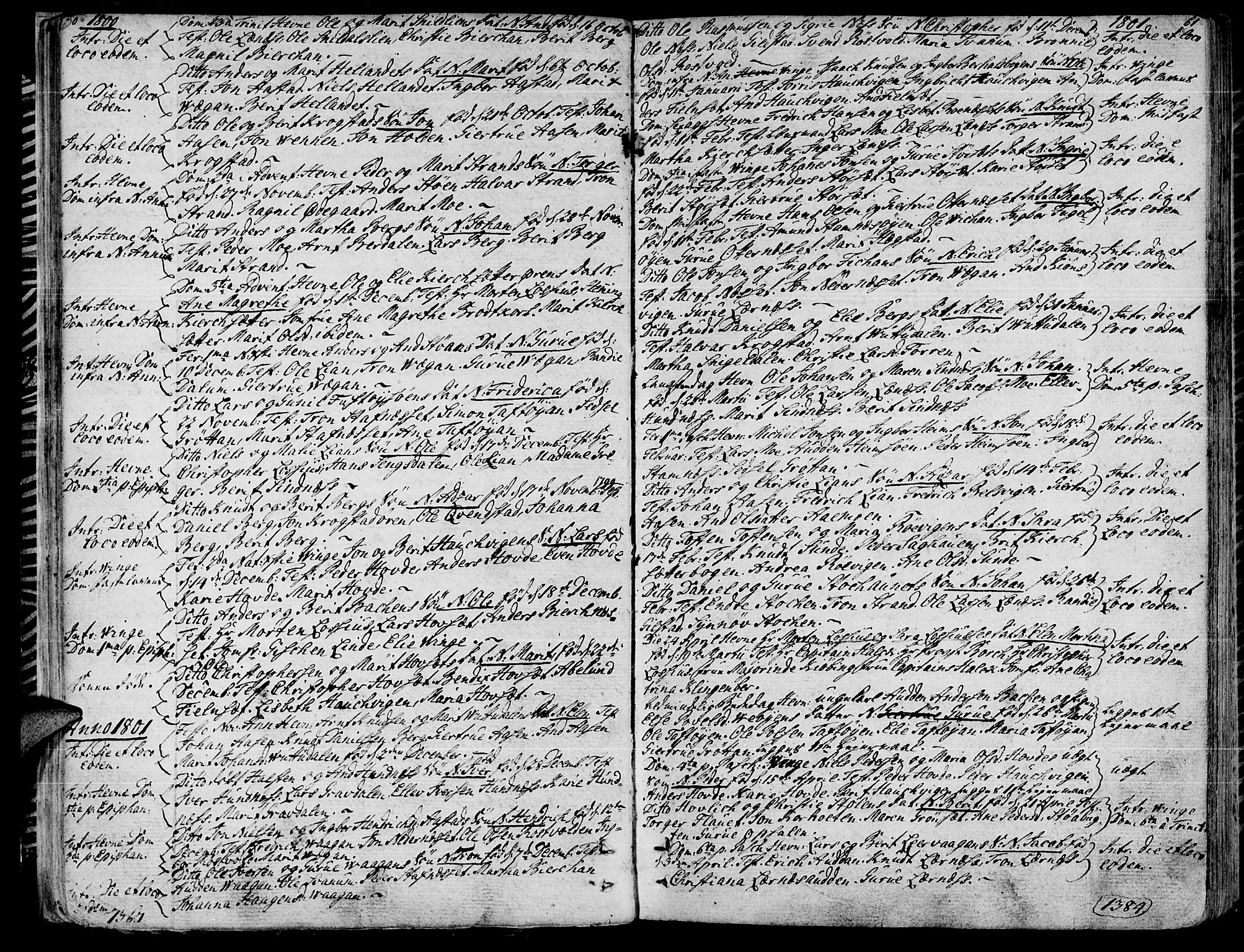 Ministerialprotokoller, klokkerbøker og fødselsregistre - Sør-Trøndelag, SAT/A-1456/630/L0490: Parish register (official) no. 630A03, 1795-1818, p. 60-61