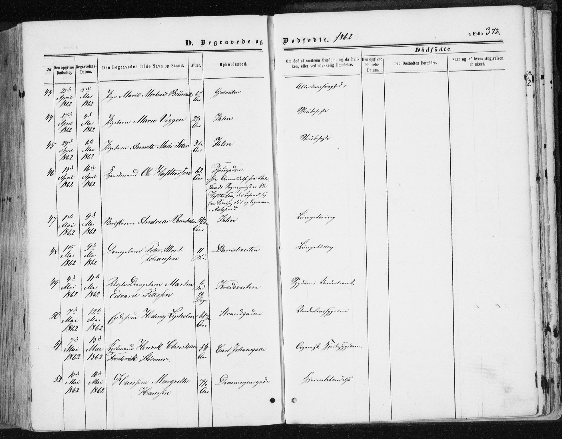 Ministerialprotokoller, klokkerbøker og fødselsregistre - Sør-Trøndelag, AV/SAT-A-1456/602/L0115: Parish register (official) no. 602A13, 1860-1872, p. 372