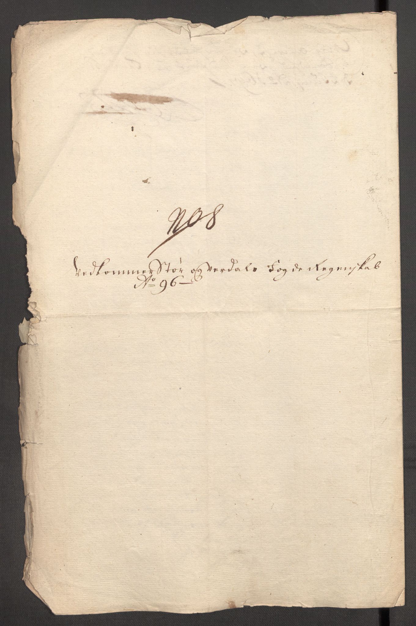 Rentekammeret inntil 1814, Reviderte regnskaper, Fogderegnskap, RA/EA-4092/R62/L4188: Fogderegnskap Stjørdal og Verdal, 1696, p. 224