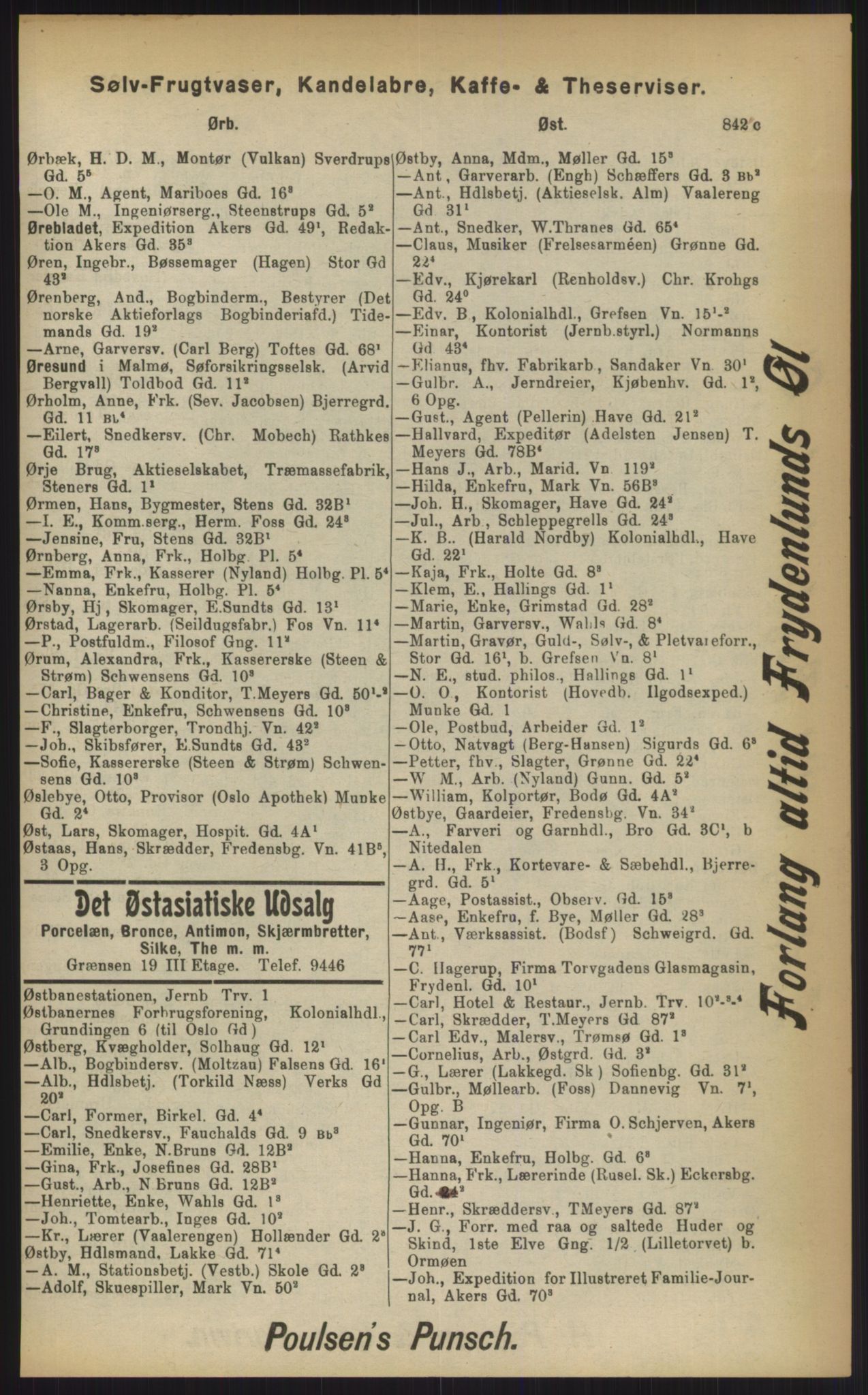 Kristiania/Oslo adressebok, PUBL/-, 1903, p. 842