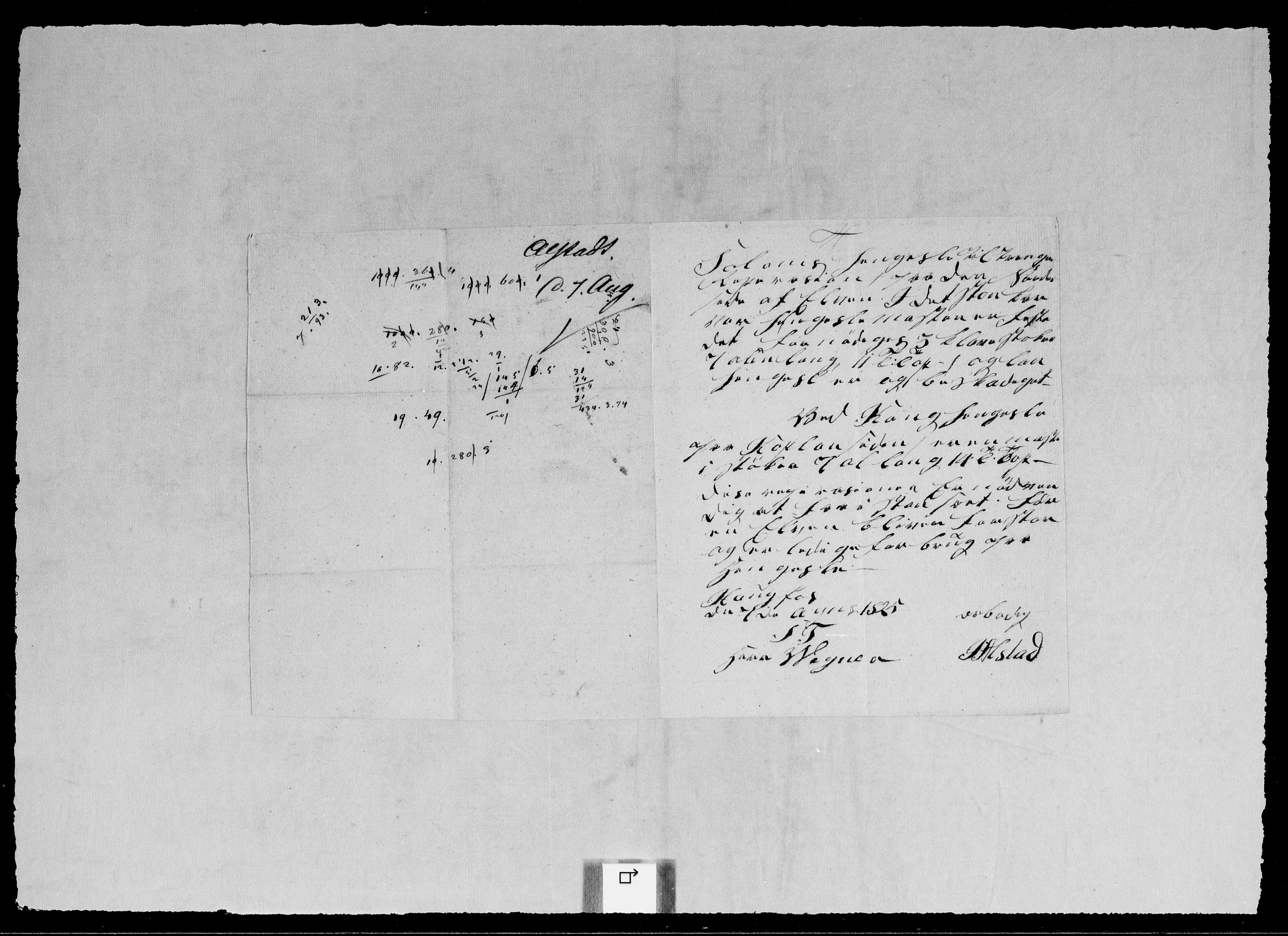 Modums Blaafarveværk, RA/PA-0157/G/Gb/L0095/0001: -- / Innkomne brev A - L, 1825-1826, p. 6