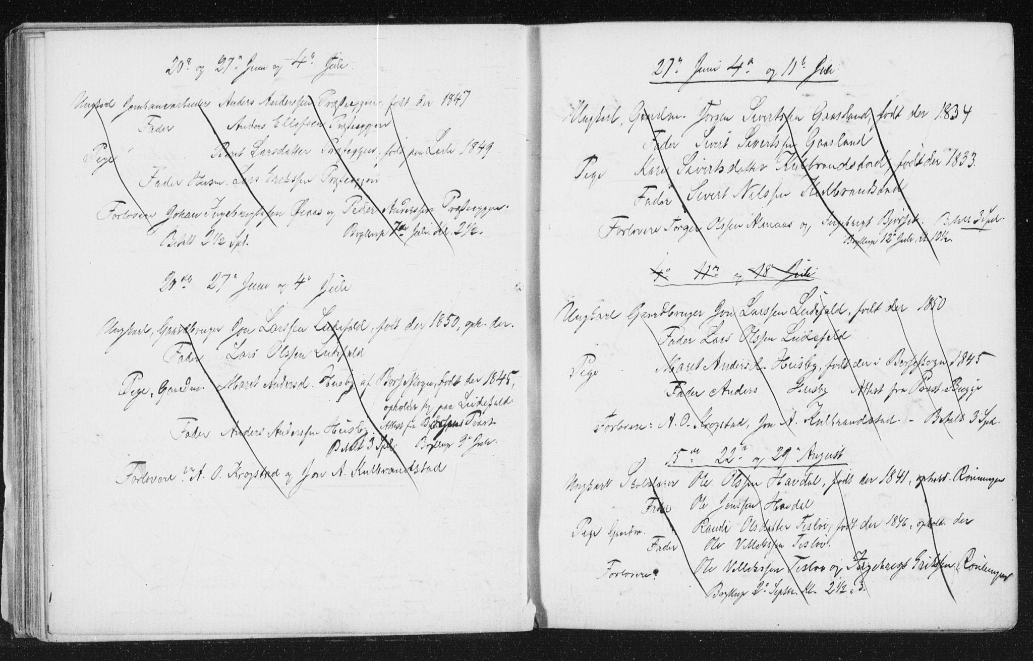 Melhus sokneprestkontor, AV/SAT-A-1141/1/I/I1/I1f/L0010: Banns register no. 691.I.1F10, 1867-1894