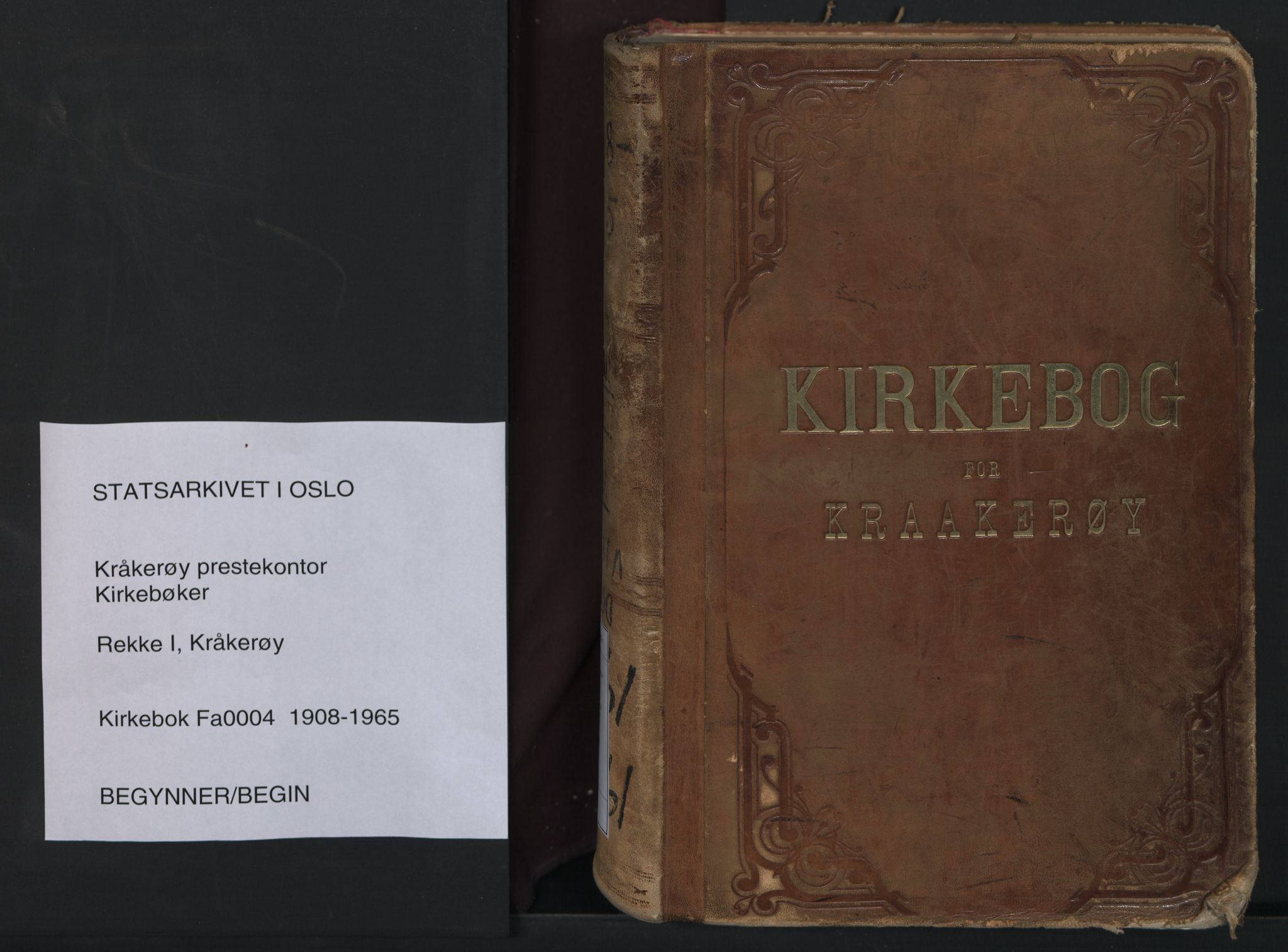 Kråkerøy prestekontor Kirkebøker, AV/SAO-A-10912/F/Fa/L0004: Parish register (official) no. 4, 1908-1965