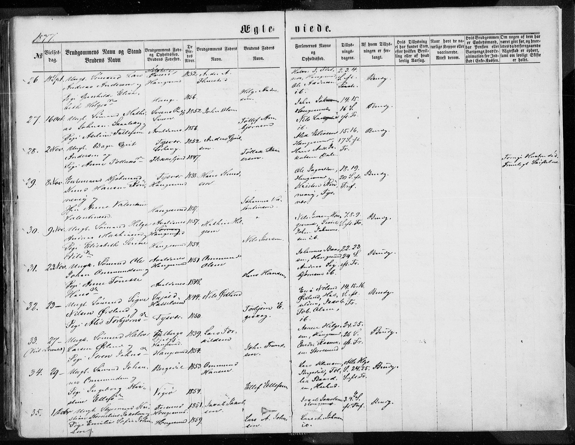 Torvastad sokneprestkontor, AV/SAST-A -101857/H/Ha/Haa/L0012: Parish register (official) no. A 12.1, 1867-1877, p. 201