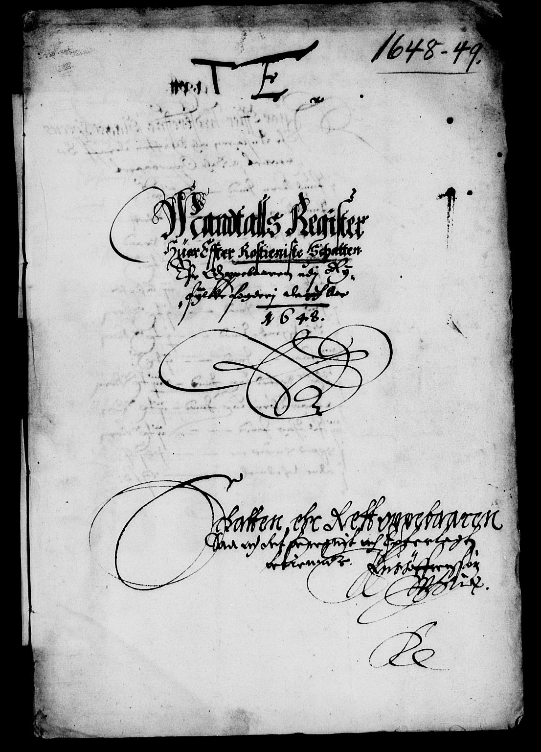 Rentekammeret inntil 1814, Reviderte regnskaper, Lensregnskaper, AV/RA-EA-5023/R/Rb/Rbs/L0032: Stavanger len, 1648-1650