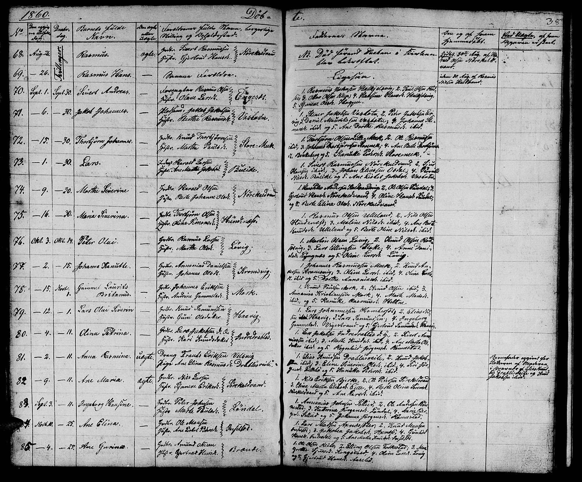 Ministerialprotokoller, klokkerbøker og fødselsregistre - Møre og Romsdal, AV/SAT-A-1454/511/L0156: Parish register (copy) no. 511C02, 1855-1863, p. 38