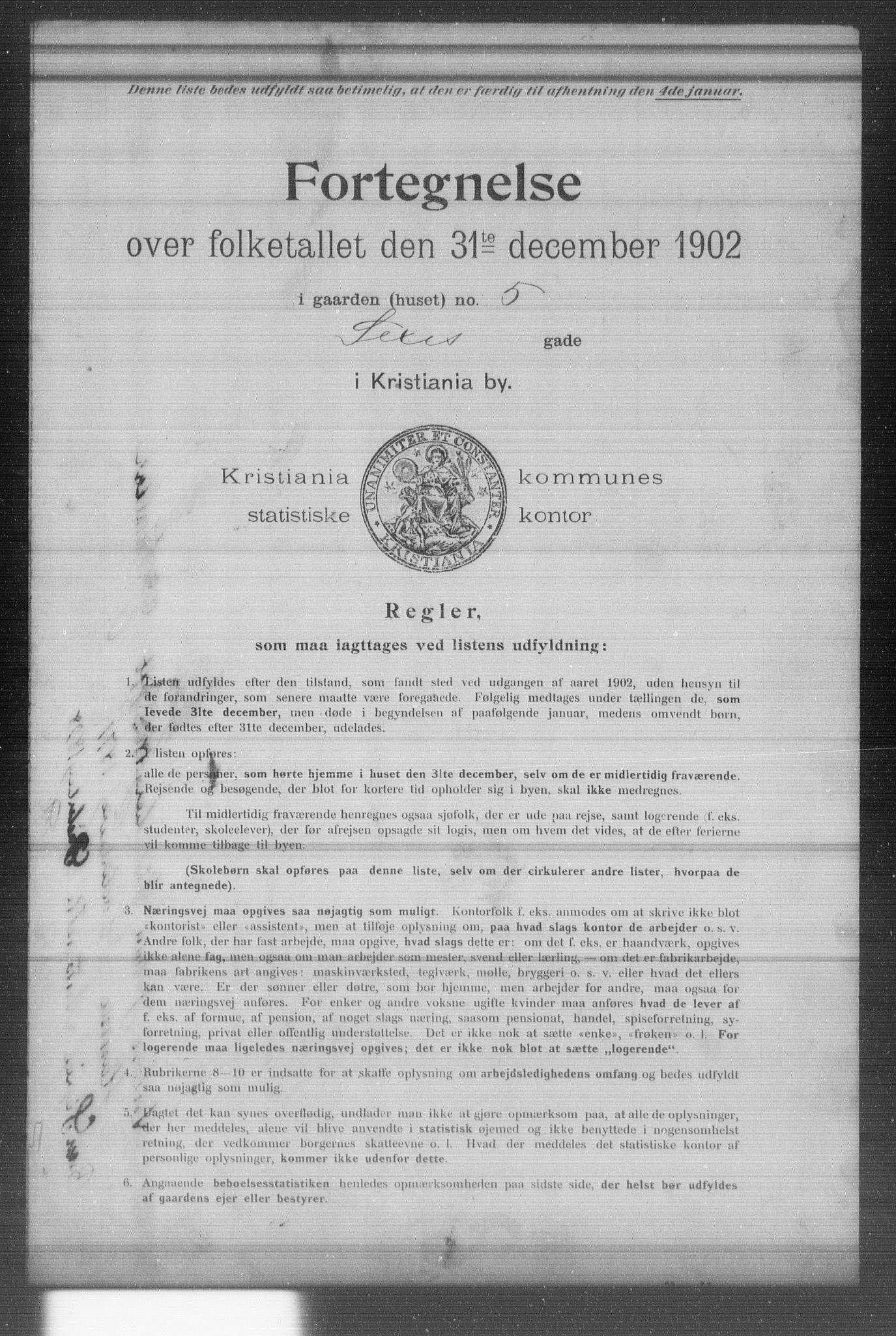 OBA, Municipal Census 1902 for Kristiania, 1902, p. 17547