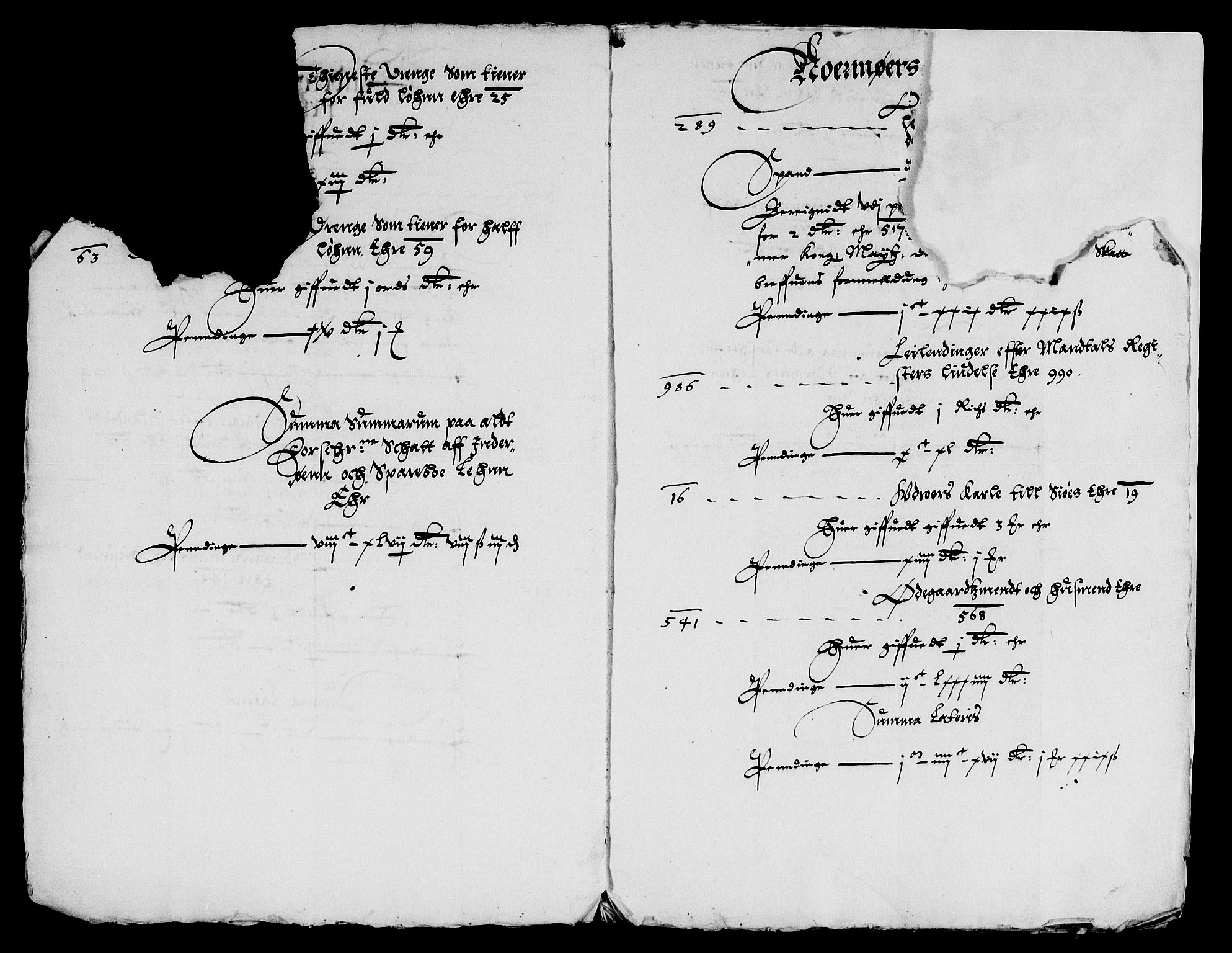 Rentekammeret inntil 1814, Reviderte regnskaper, Lensregnskaper, AV/RA-EA-5023/R/Rb/Rbw/L0013: Trondheim len, 1613-1615