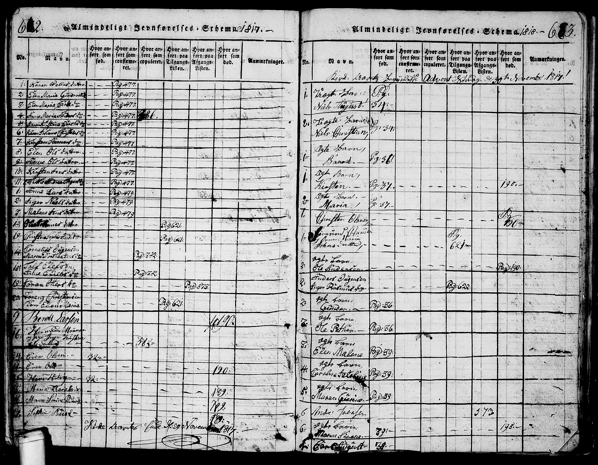 Glemmen prestekontor Kirkebøker, AV/SAO-A-10908/G/Ga/L0001: Parish register (copy) no. 1, 1816-1838, p. 682-683