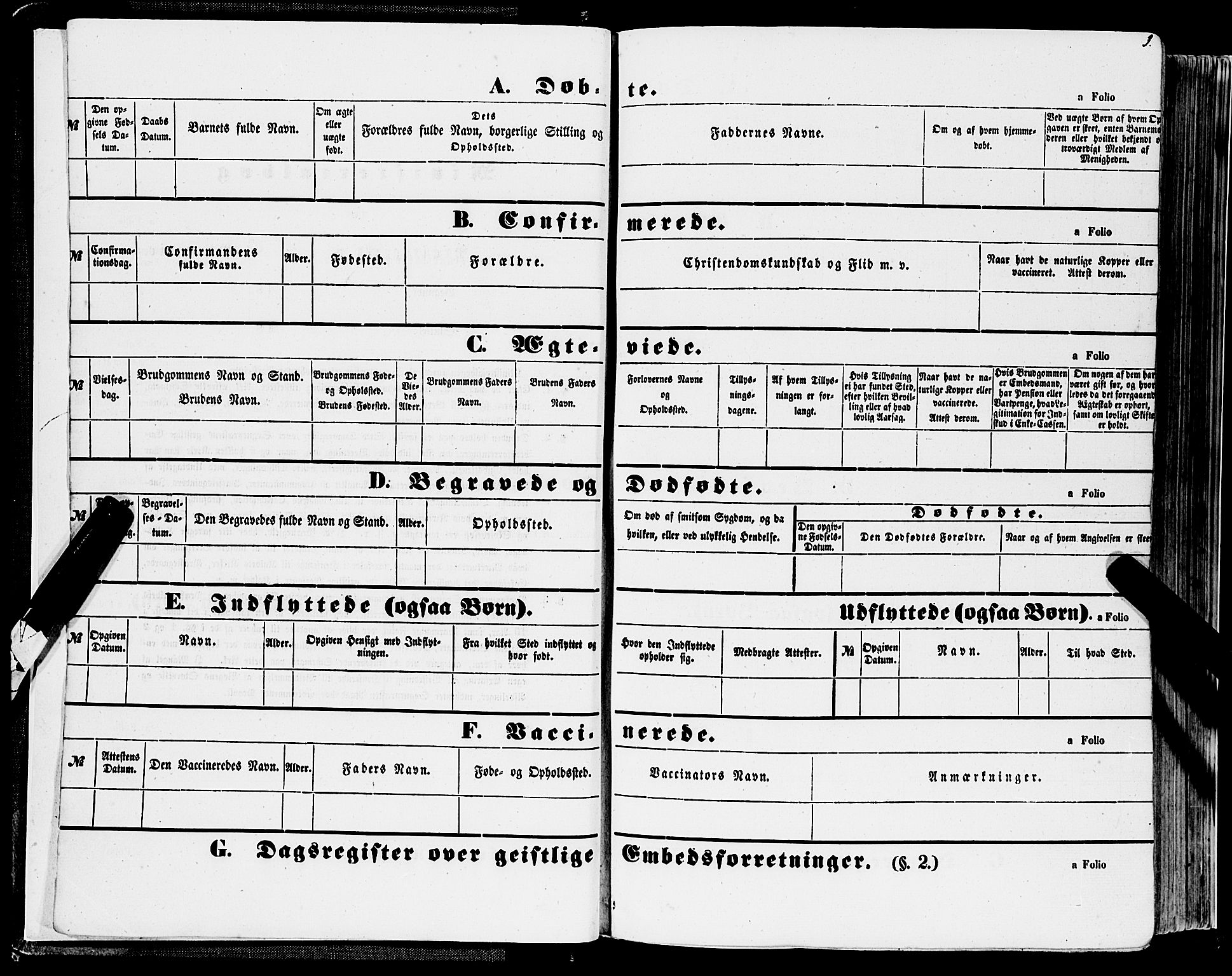 Ulvik sokneprestembete, SAB/A-78801/H/Haa: Parish register (official) no. A 13, 1853-1863, p. 3