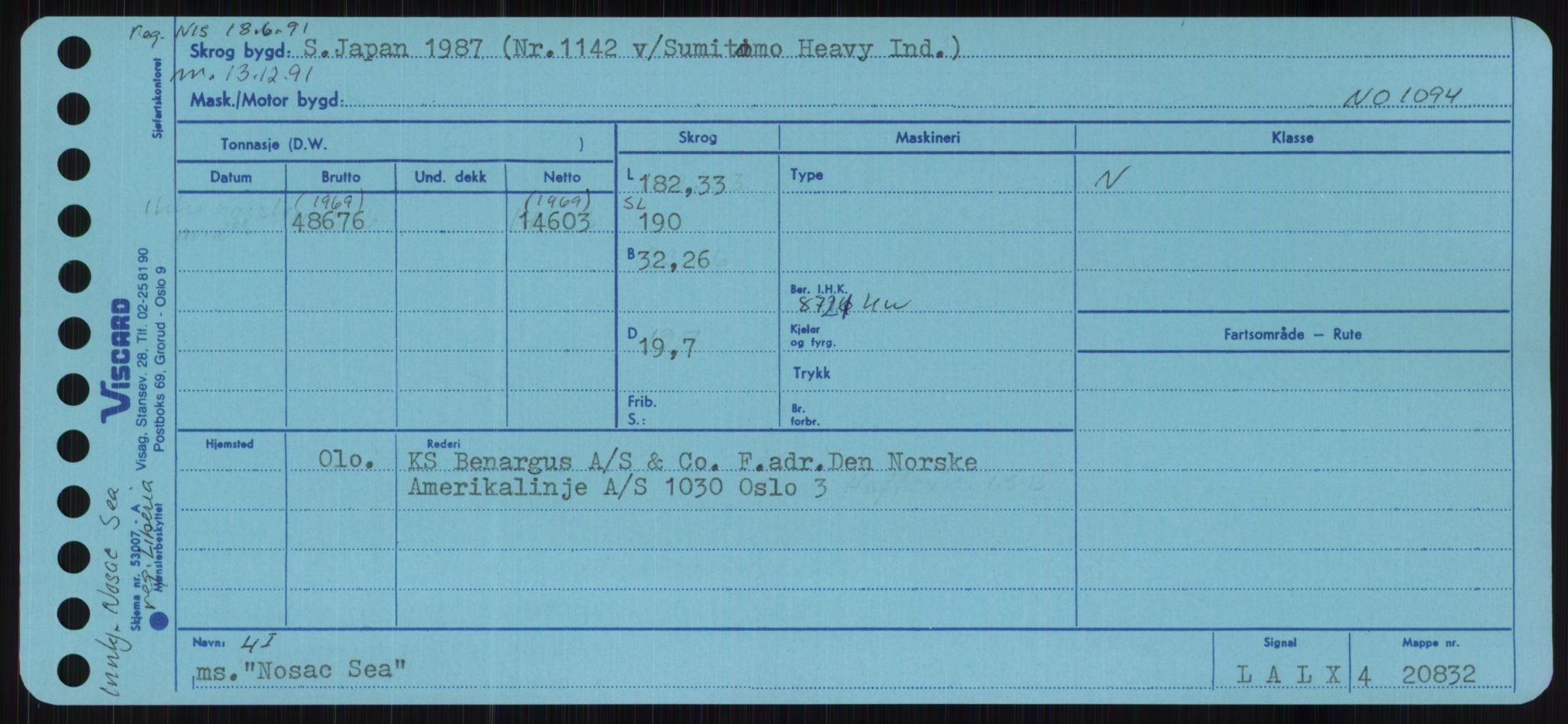 Sjøfartsdirektoratet med forløpere, Skipsmålingen, RA/S-1627/H/Ha/L0004/0001: Fartøy, Mas-R / Fartøy, Mas-Odd, p. 861