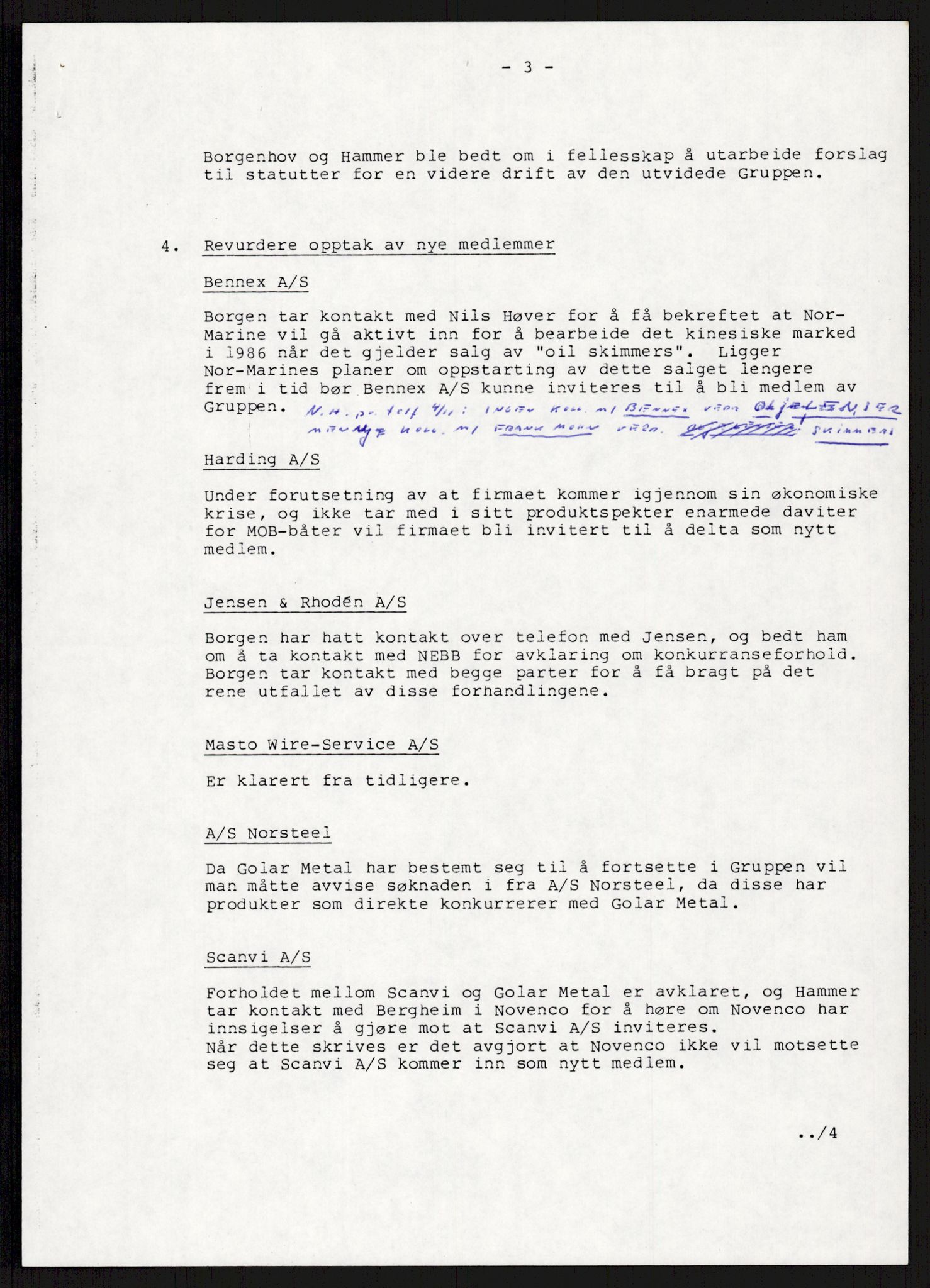 "17-Gruppen Kina", AV/RA-PA-1688/A/L0001: Møtereferater, 1979-1986, p. 239
