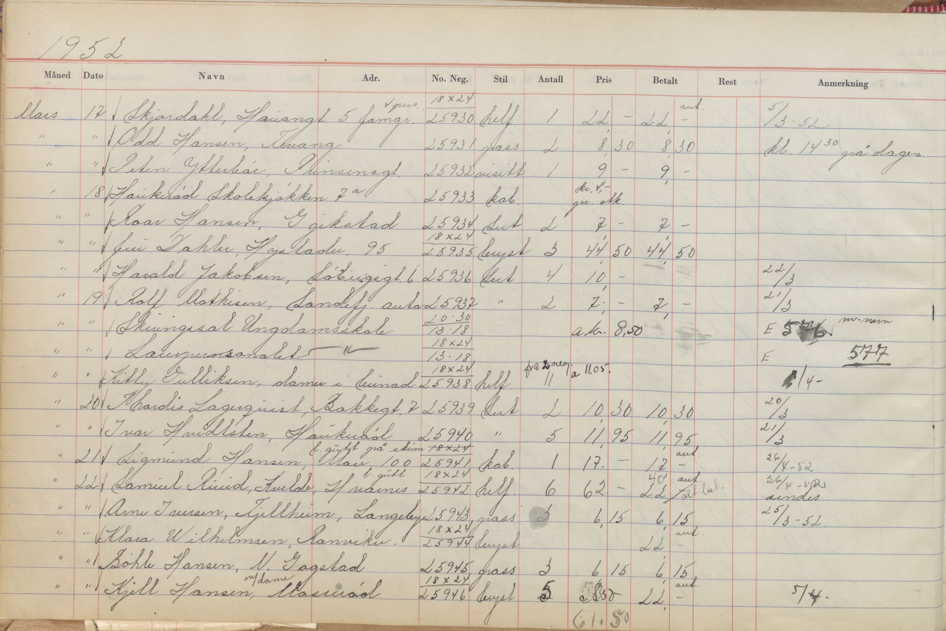 Pa 1494 - Jørgensen, Antonius. Fotograf, VEMU/A-2760/F/Fb, 1927-1984, p. 1569