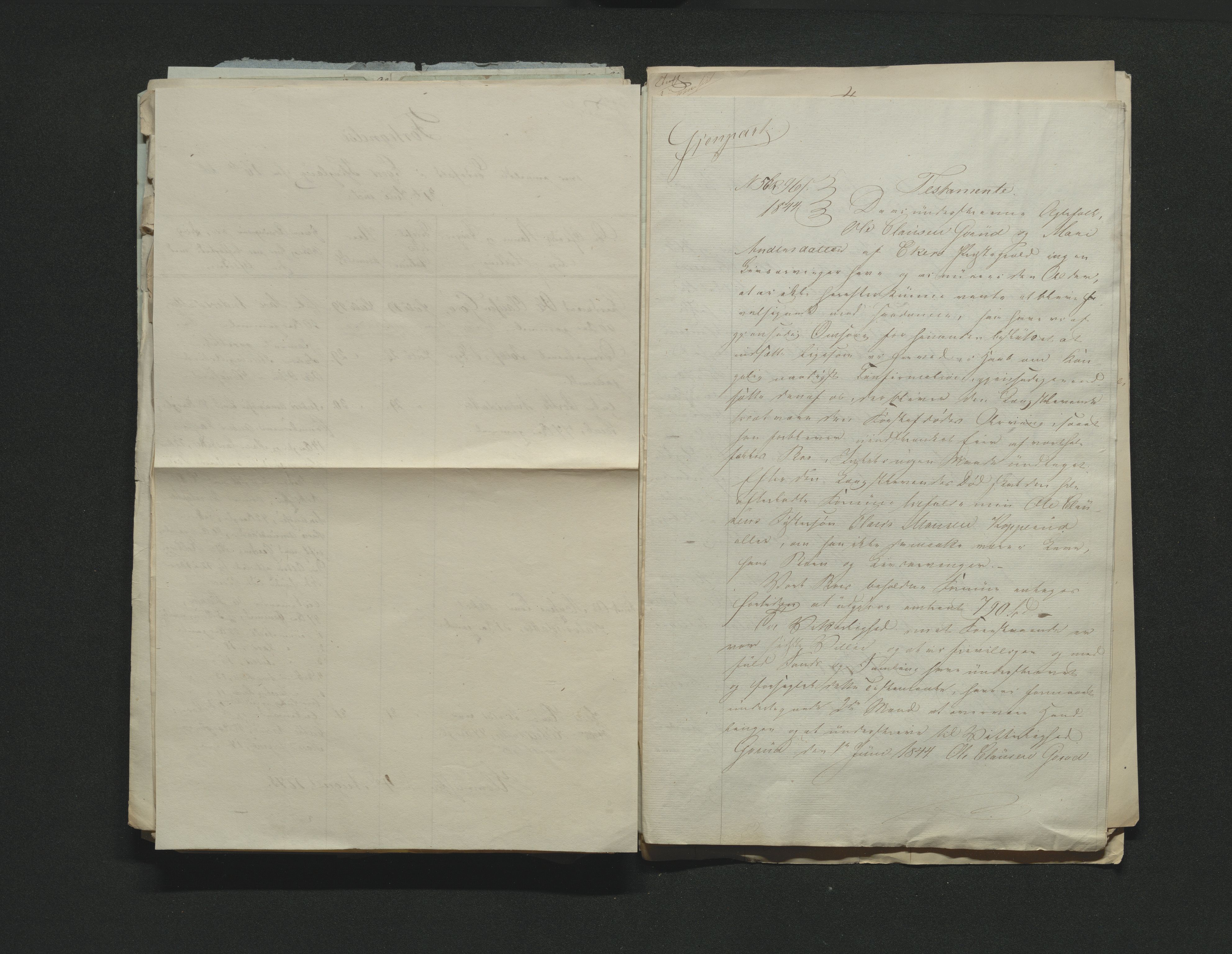 Eiker, Modum og Sigdal sorenskriveri, AV/SAKO-A-123/H/Ha/Hab/L0006: Dødsfallsmeldinger, 1841-1845