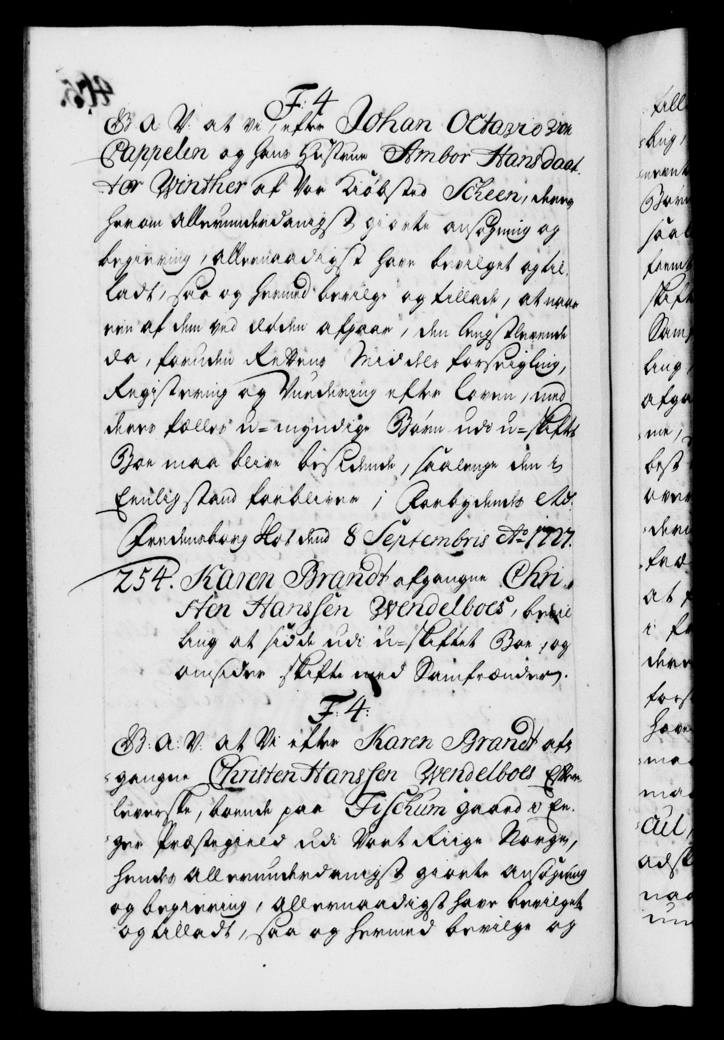 Danske Kanselli 1572-1799, AV/RA-EA-3023/F/Fc/Fca/Fcaa/L0025: Norske registre, 1726-1728, p. 465b