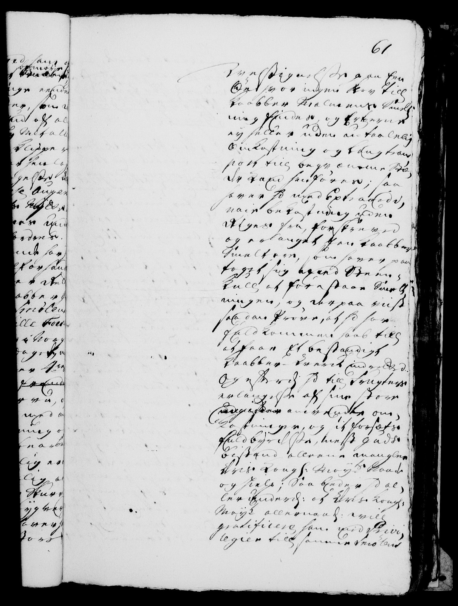 Rentekammeret, Kammerkanselliet, AV/RA-EA-3111/G/Gh/Gha/L0004: Norsk ekstraktmemorialprotokoll, sak. 766-941 (merket RK 53.49), 1721, p. 61