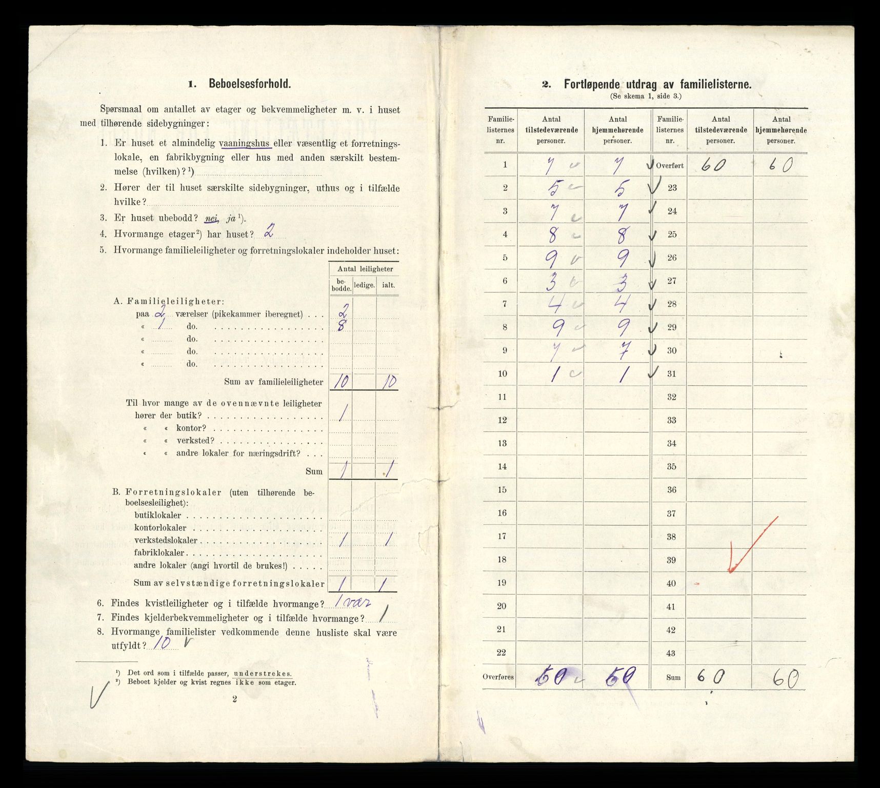 RA, 1910 census for Kristiania, 1910, p. 69376