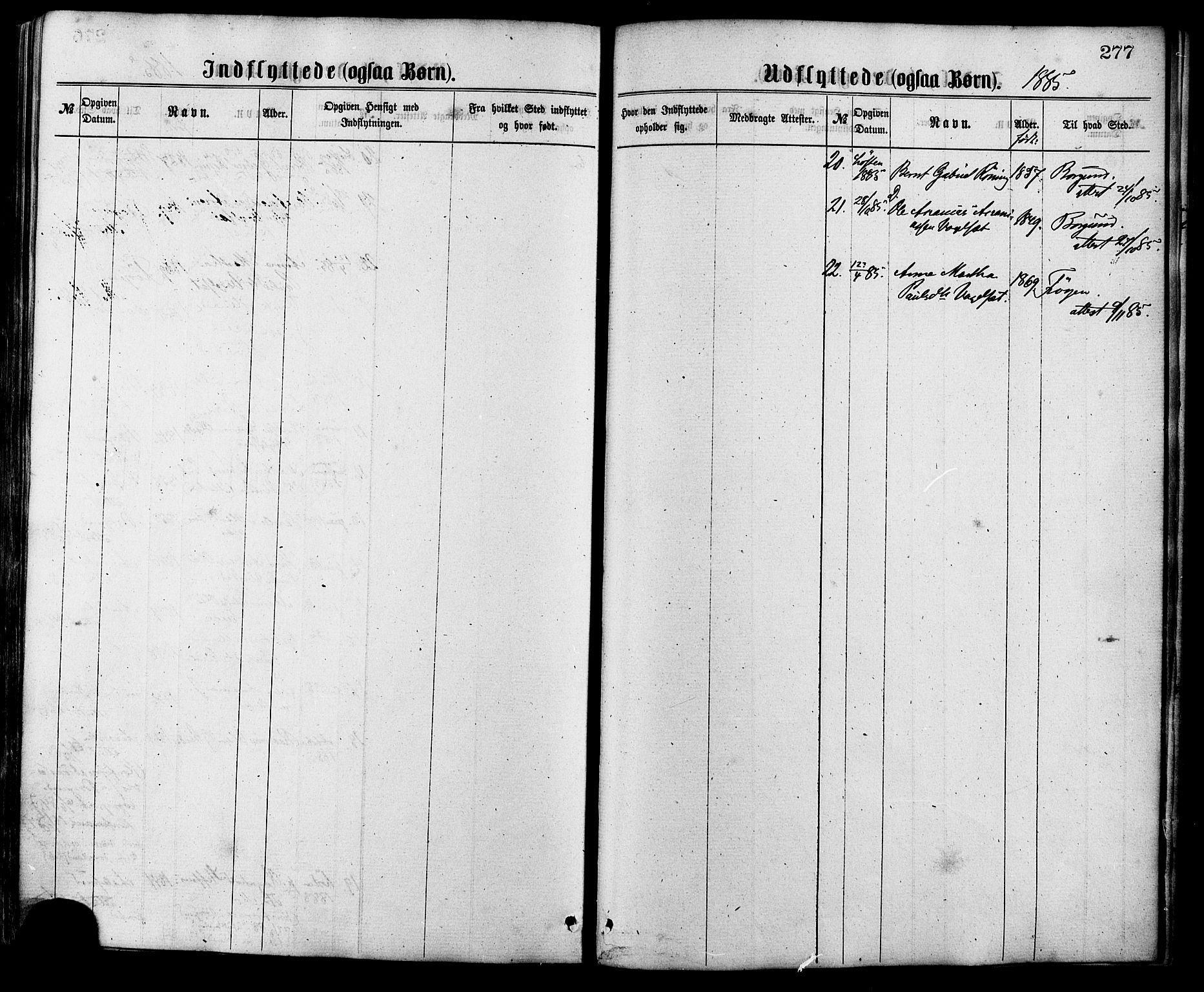 Ministerialprotokoller, klokkerbøker og fødselsregistre - Møre og Romsdal, SAT/A-1454/515/L0210: Parish register (official) no. 515A06, 1868-1885, p. 277