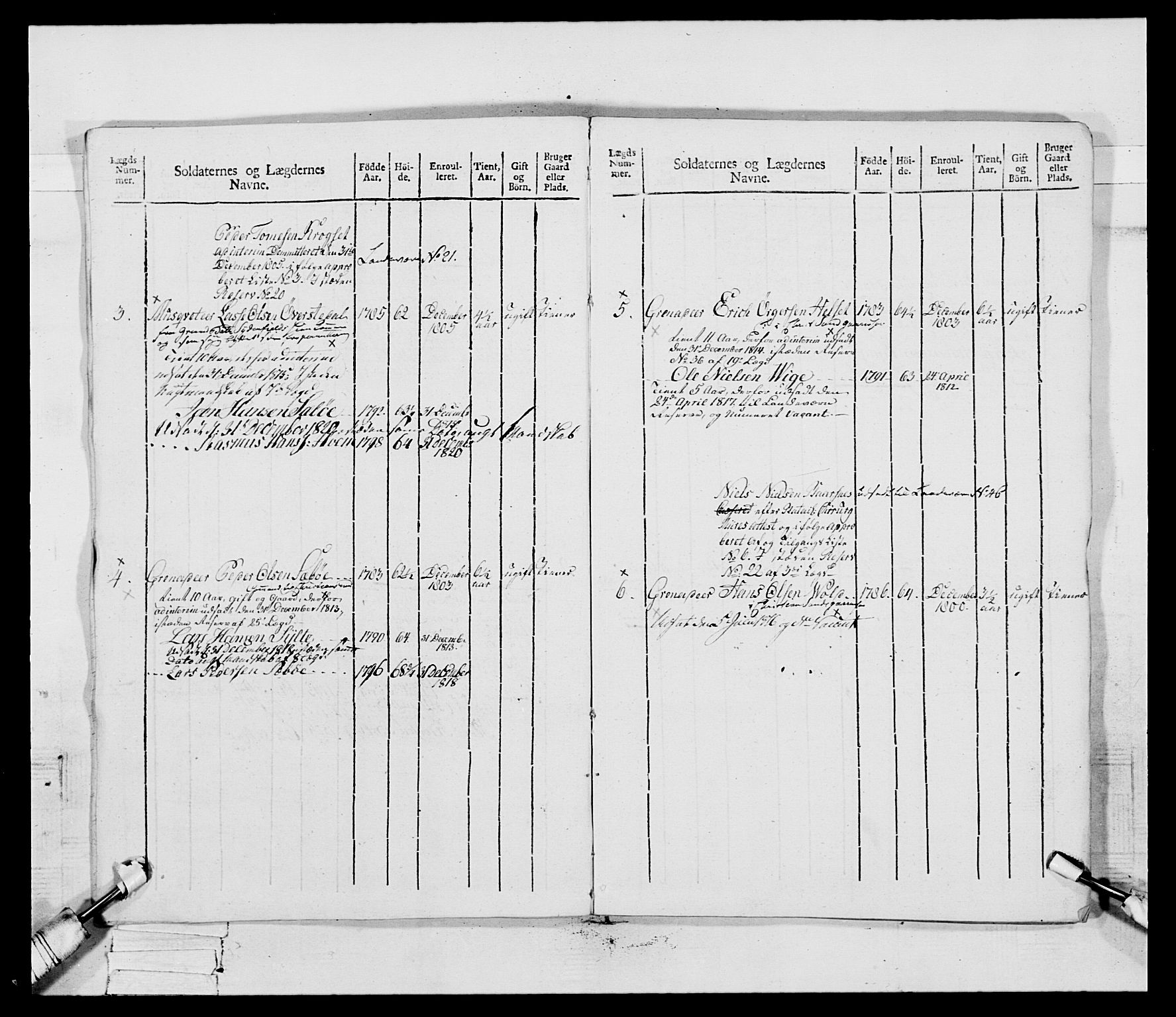 Generalitets- og kommissariatskollegiet, Det kongelige norske kommissariatskollegium, AV/RA-EA-5420/E/Eh/L0083b: 2. Trondheimske nasjonale infanteriregiment, 1810, p. 105