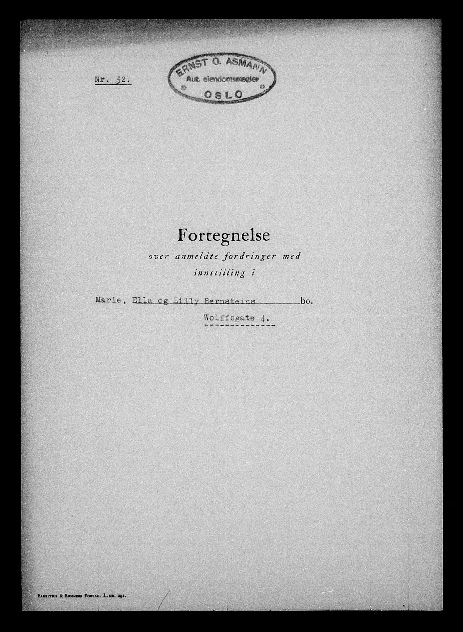 Justisdepartementet, Tilbakeføringskontoret for inndratte formuer, AV/RA-S-1564/H/Hc/Hcc/L0922: --, 1945-1947, p. 23