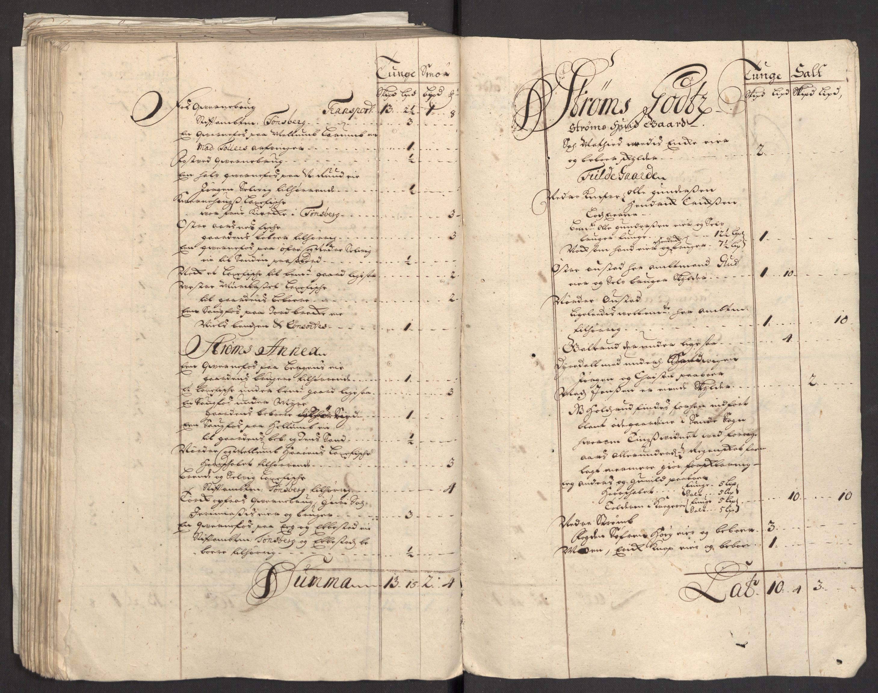 Rentekammeret inntil 1814, Reviderte regnskaper, Fogderegnskap, RA/EA-4092/R32/L1873: Fogderegnskap Jarlsberg grevskap, 1708, p. 123