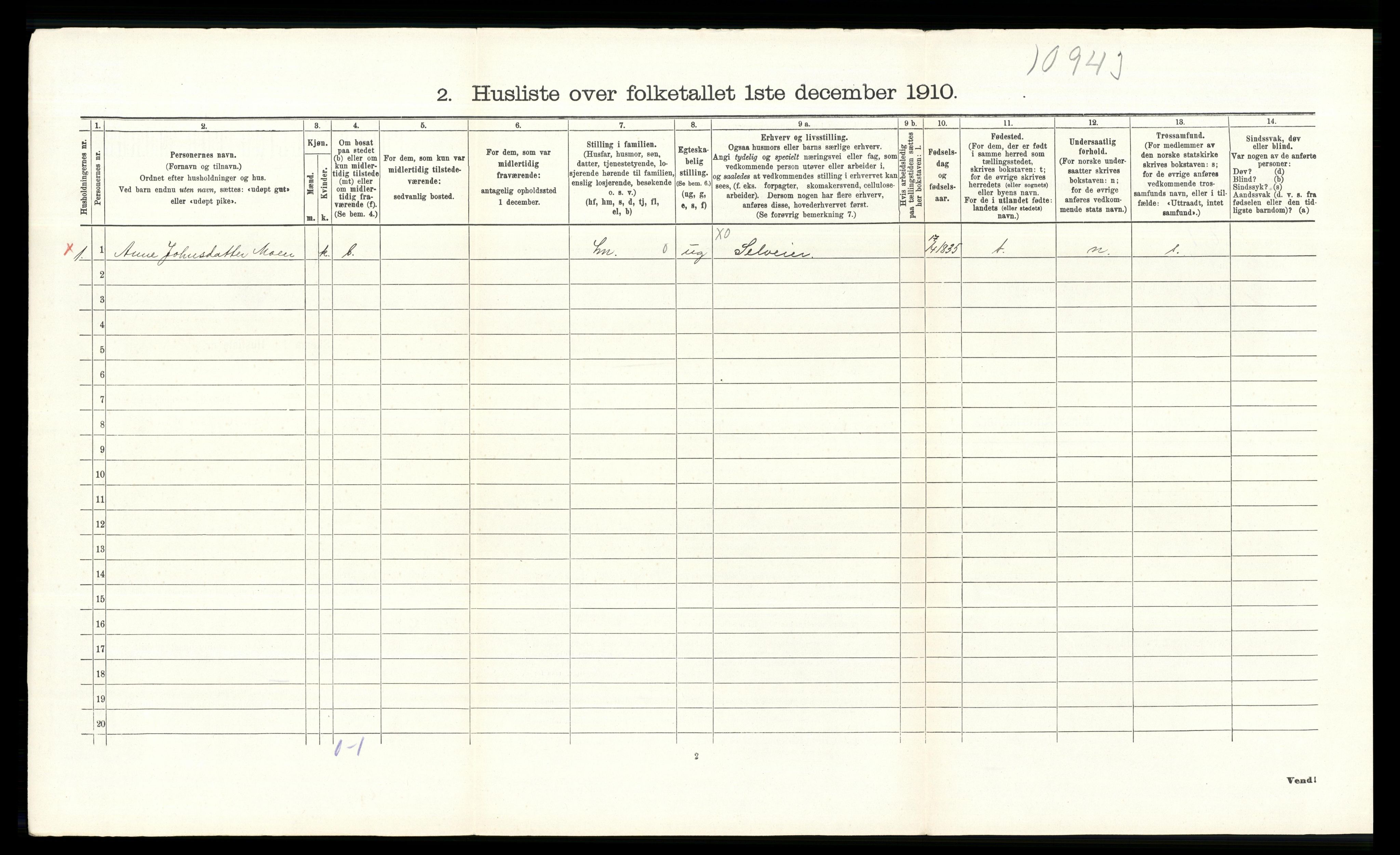 RA, 1910 census for Tolga, 1910, p. 489